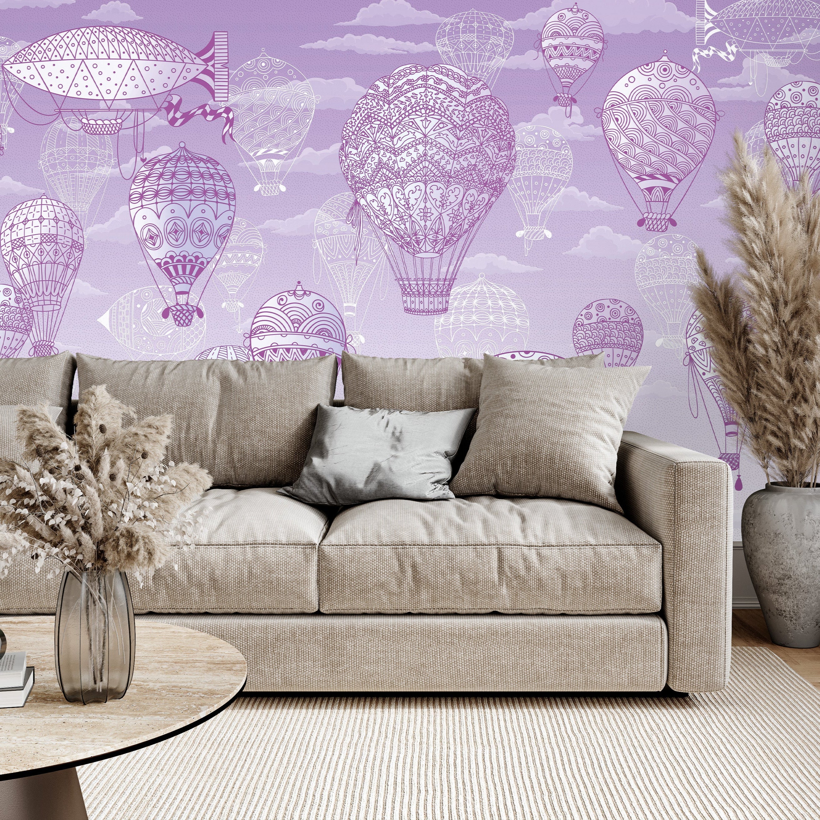 3D Balloon Voyage - Printed Mural
