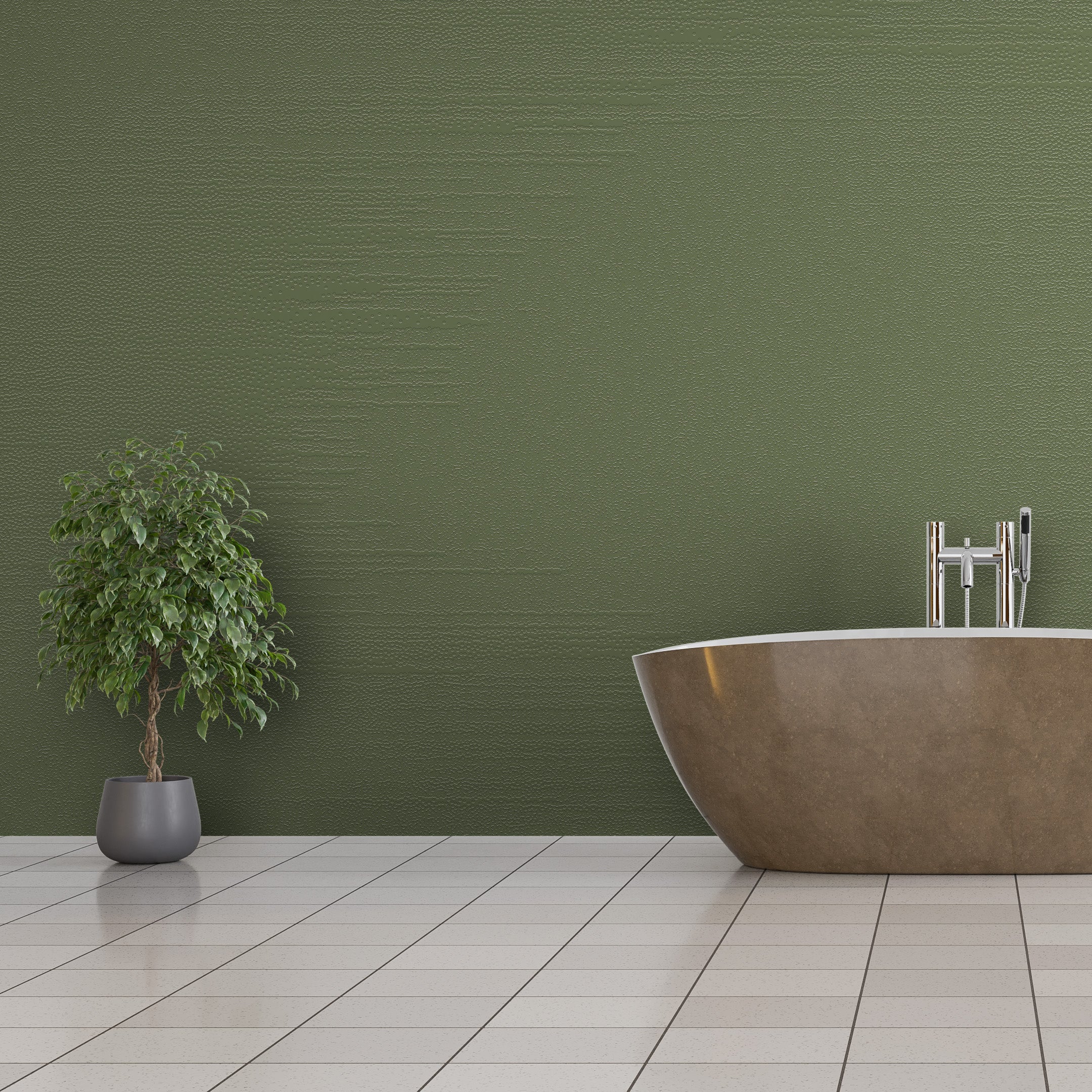 3D Gradient Whisper - Paintable Mural