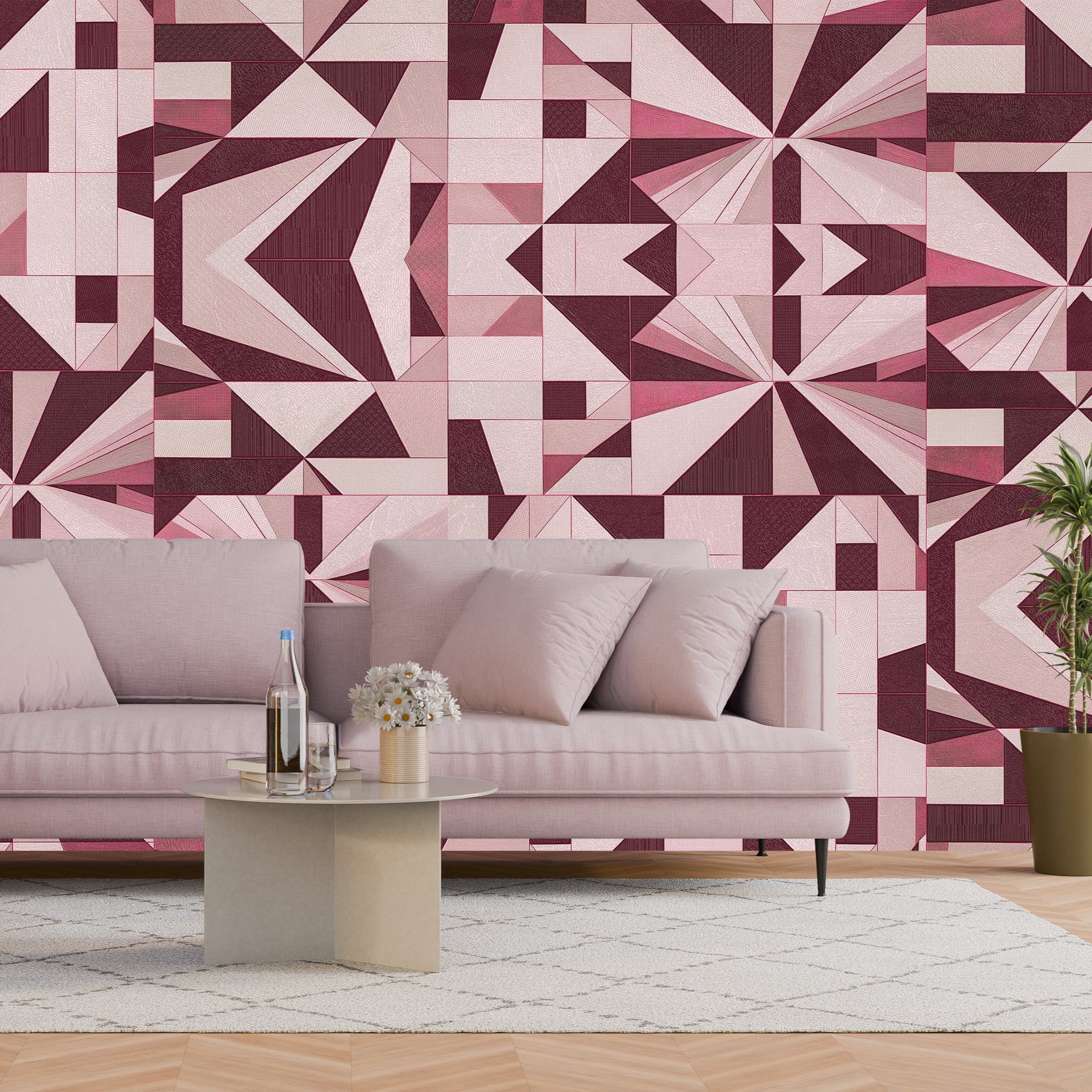 3D Rectangle Mosaic - Printed