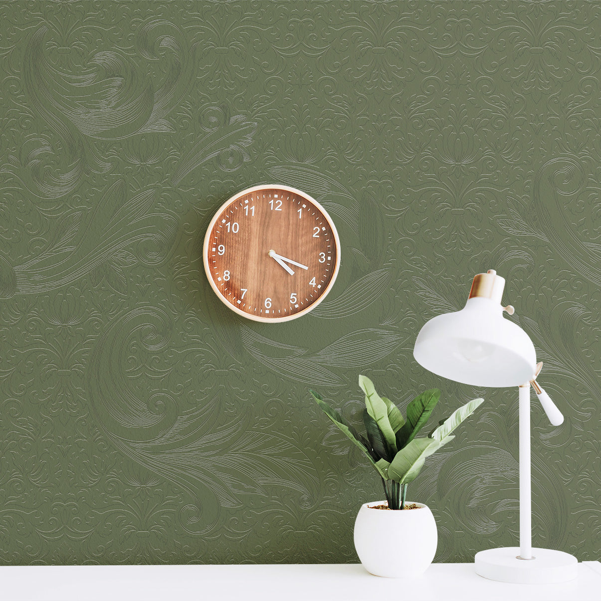 3D Renaissance Whispers - Paintable Mural