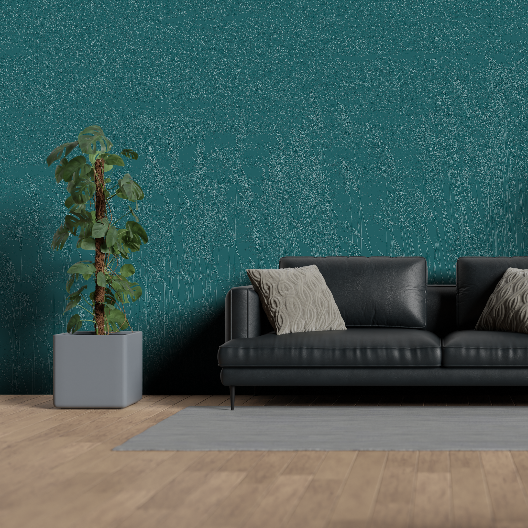 3D Whispering Wheatfields - Paintable Mural