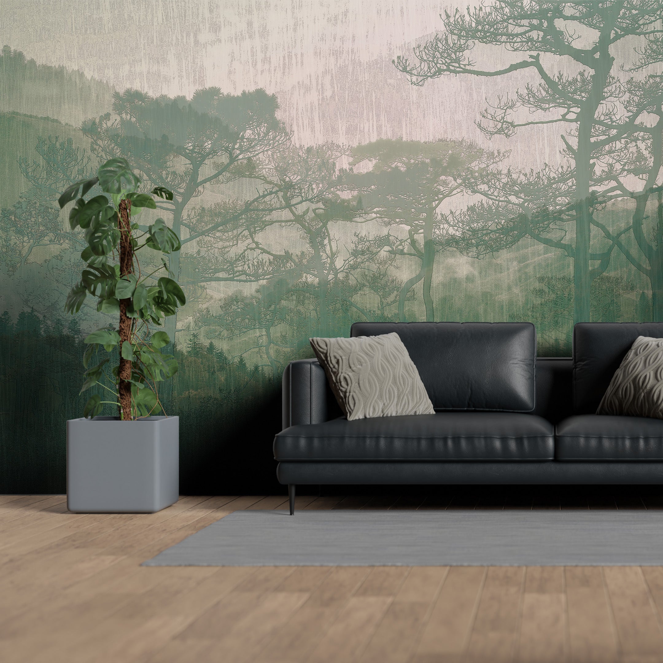 3D Forest Whispers - Printed Mural