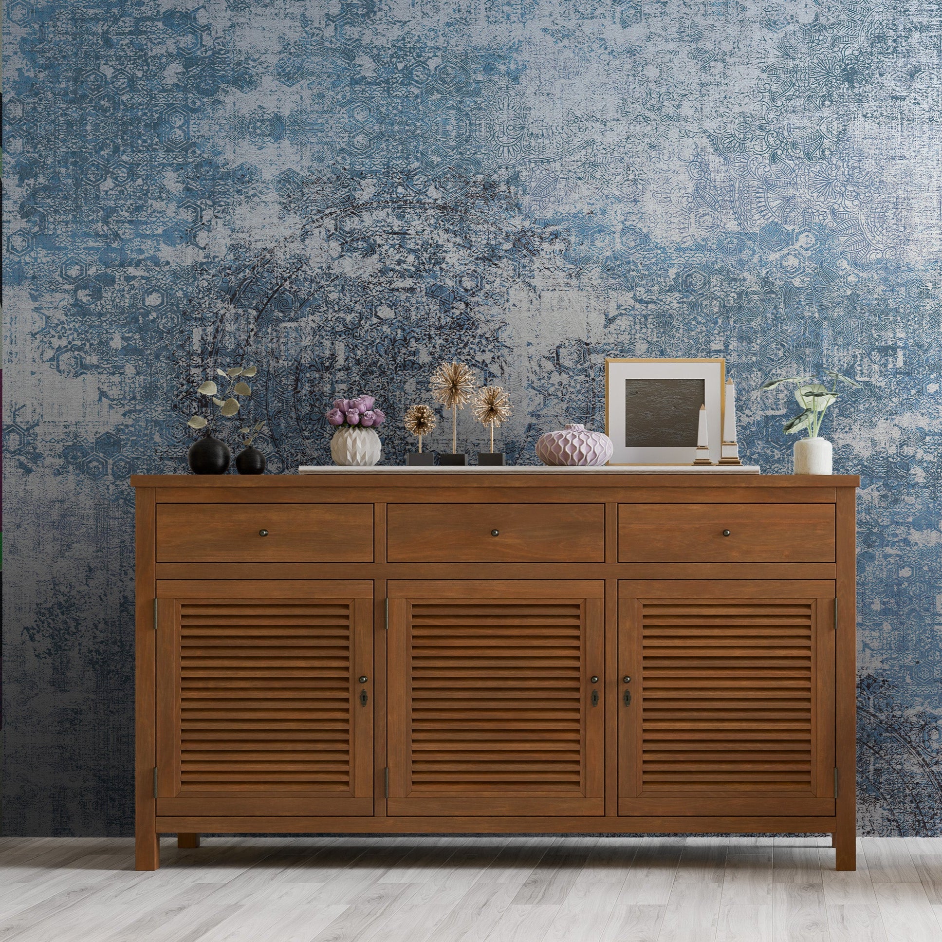 3D Distressed Vintage - Printed Mural