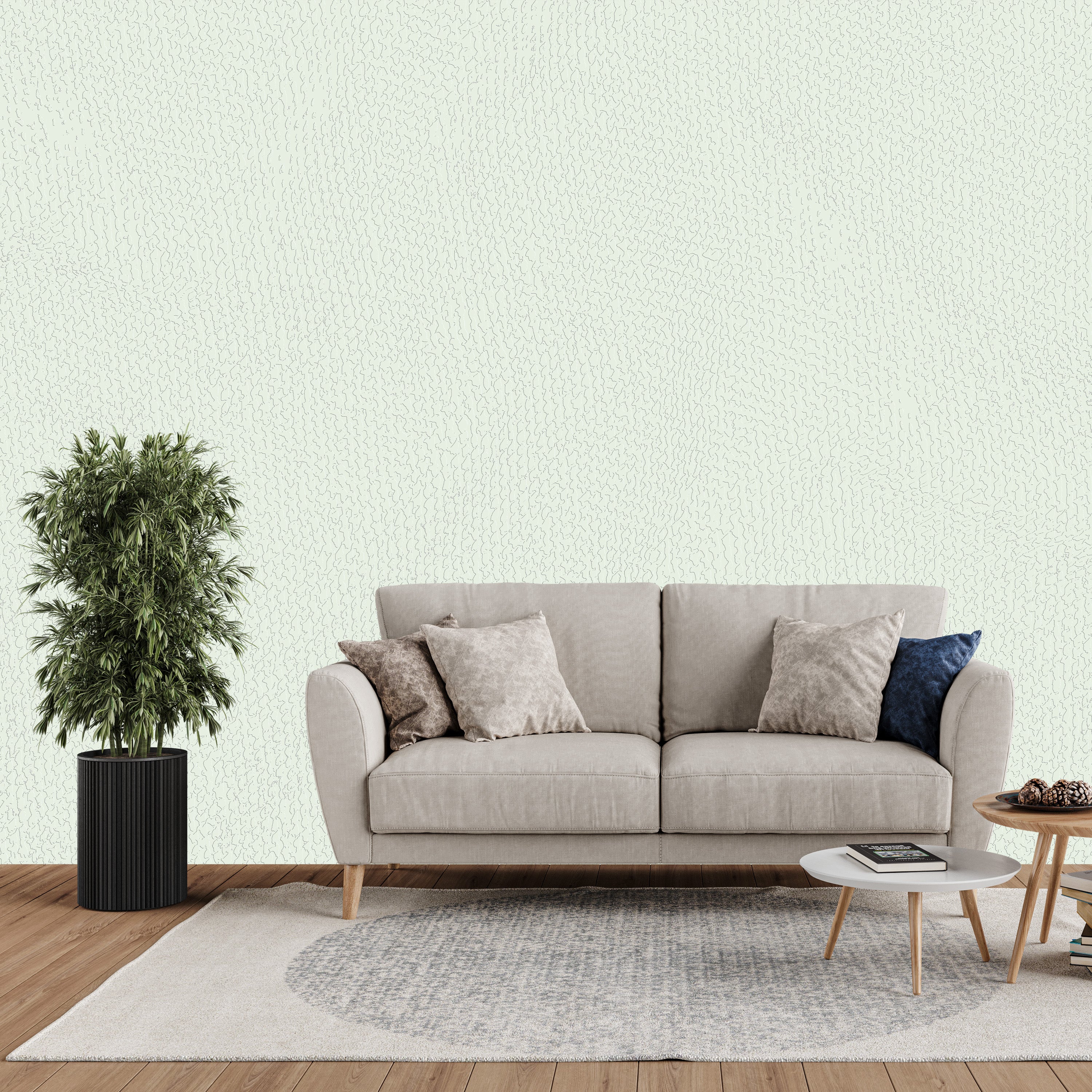 3D Whispering Willow Bark - Paintable Mural