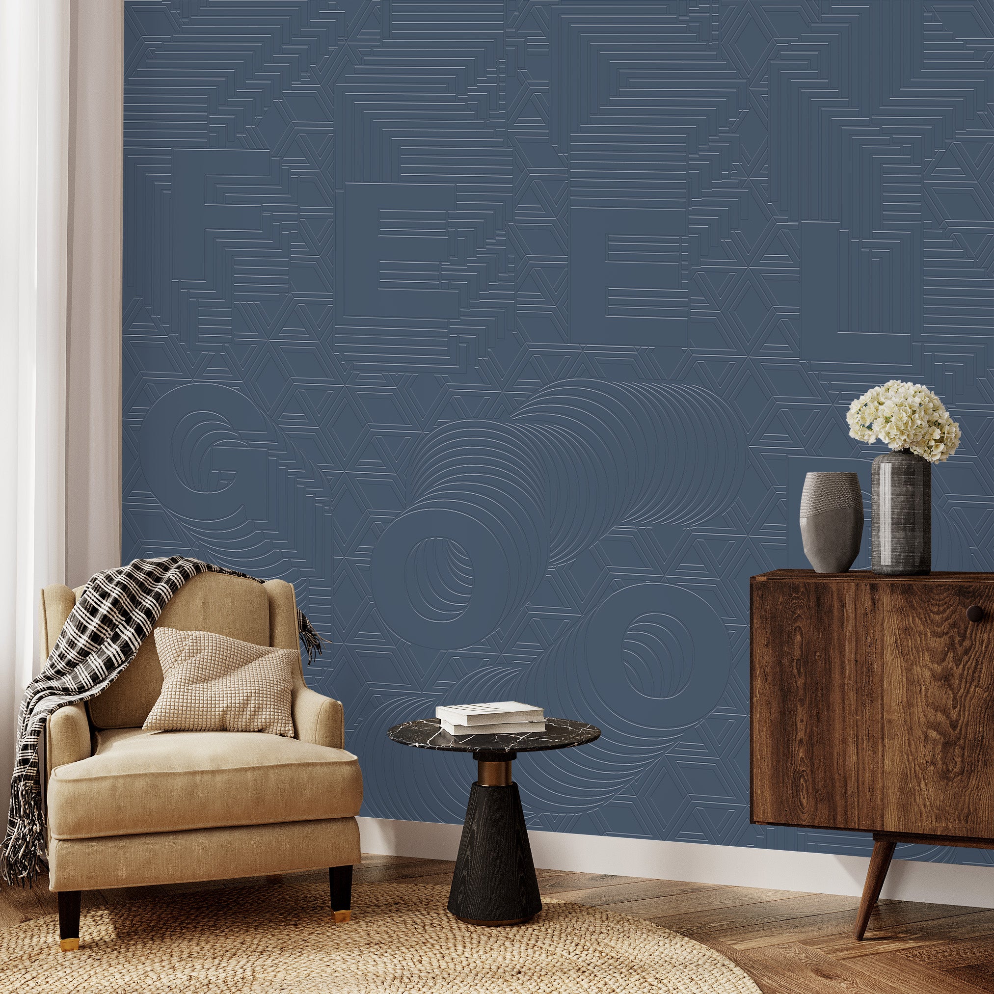 3D Feel Good Vibes - Paintable Mural