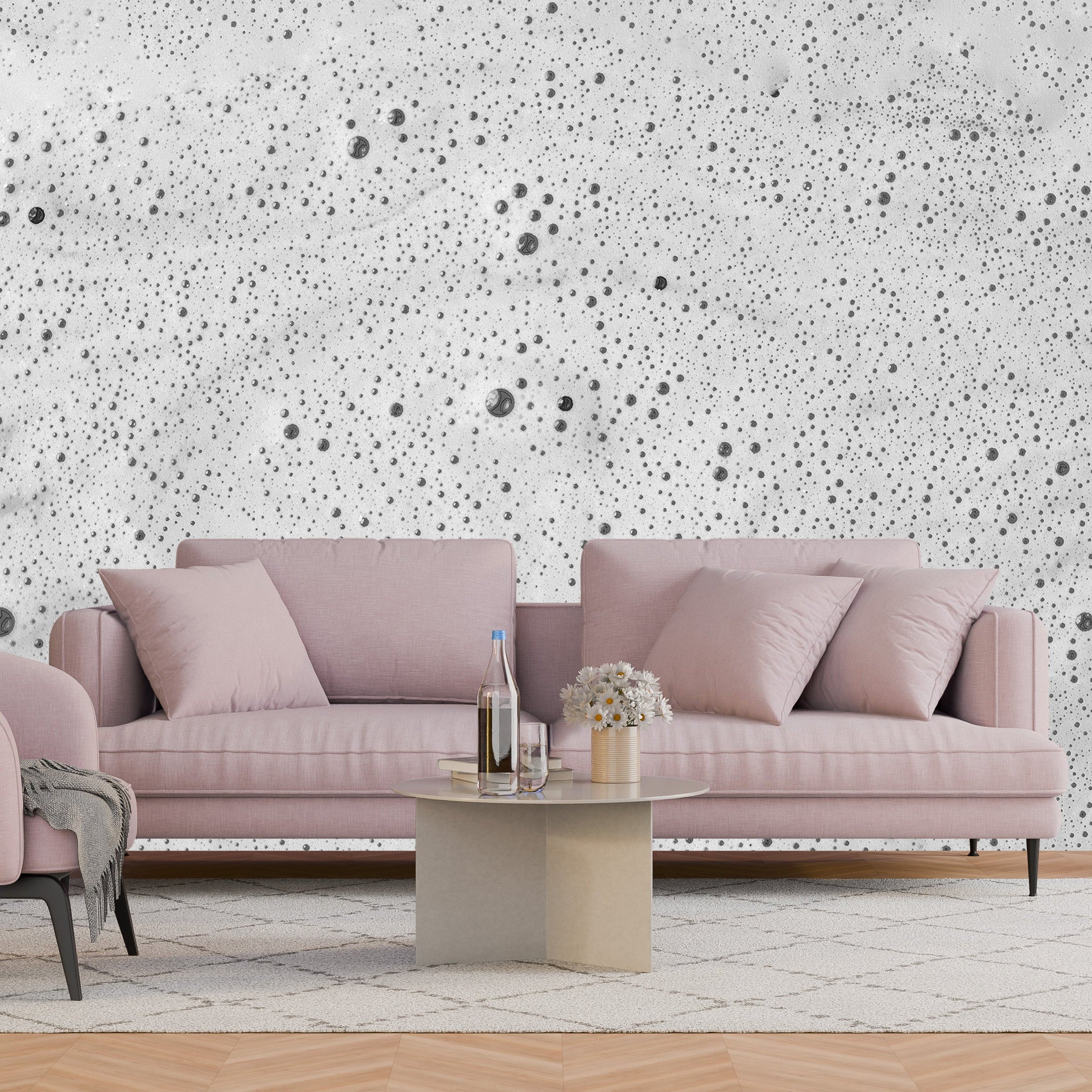 3D Bubble Bath - Printed Mural