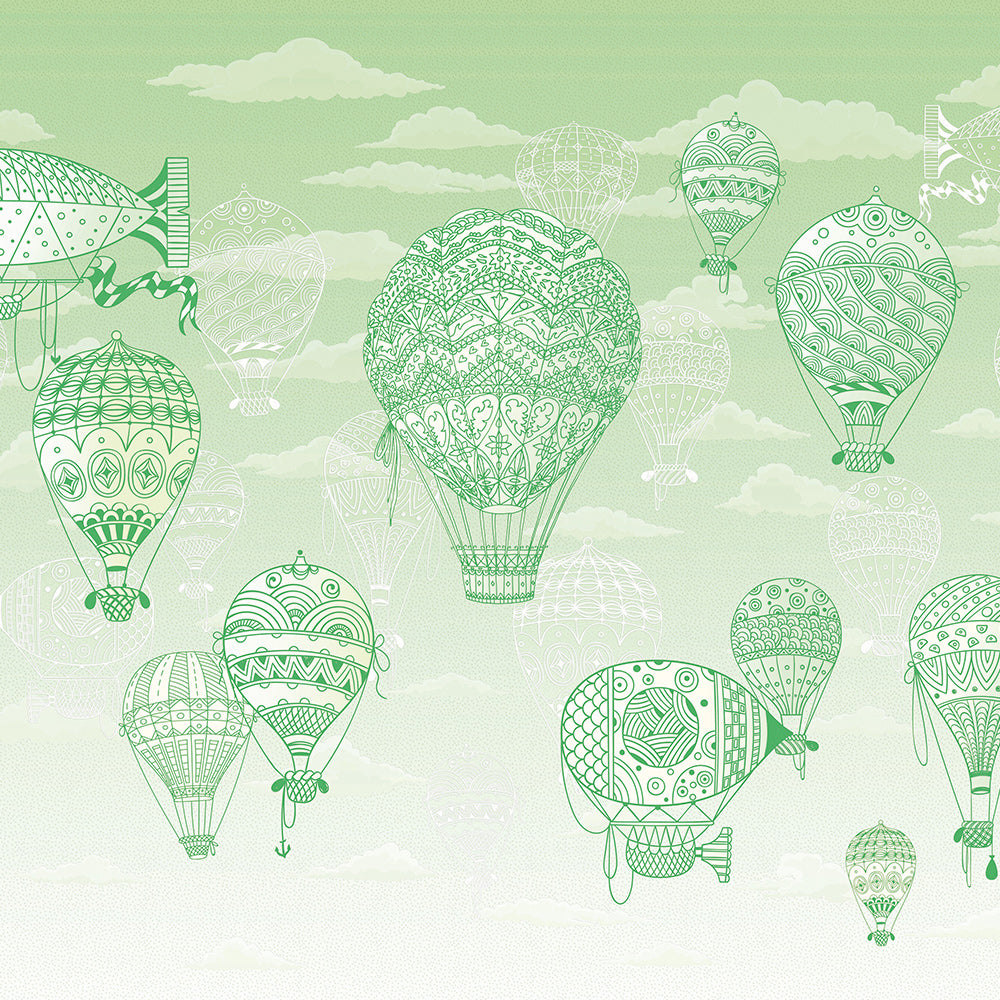 3D Balloon Voyage - Printed Mural