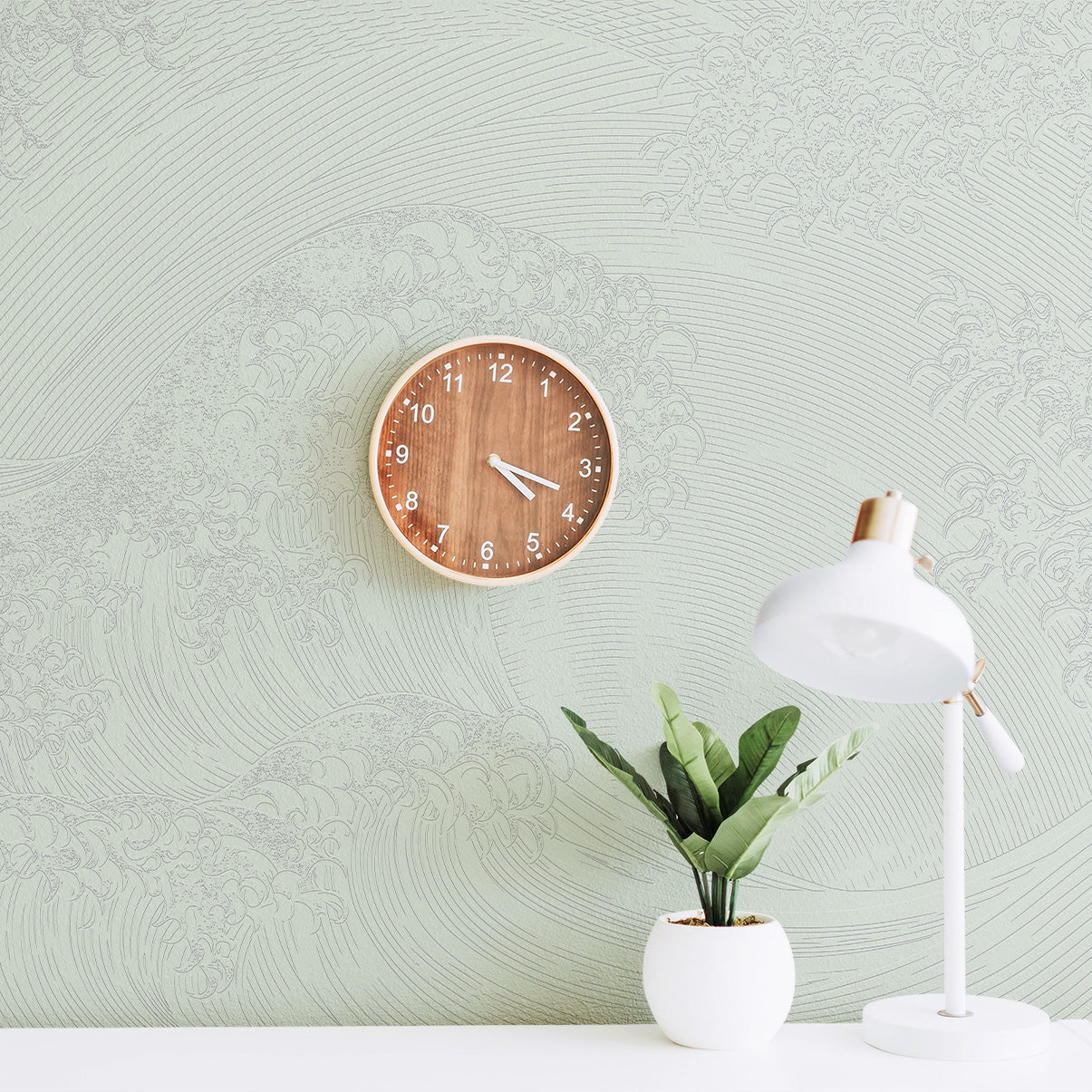 3D Tidal Surge - Paintable Mural