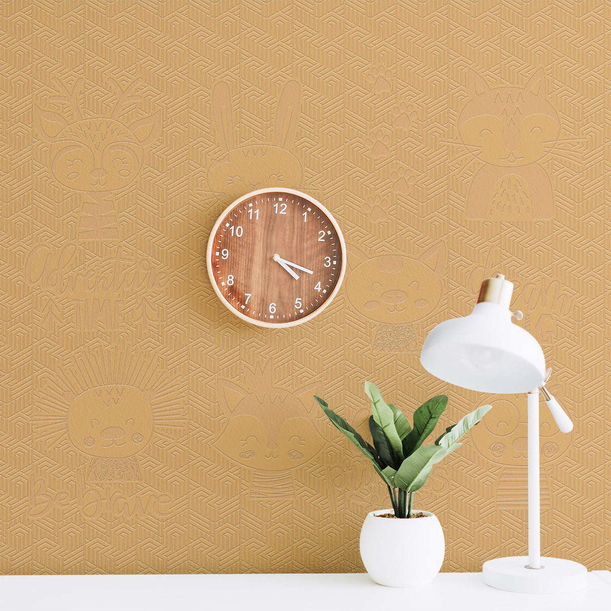 3D Serpentine Grid - Paintable Wallpaper