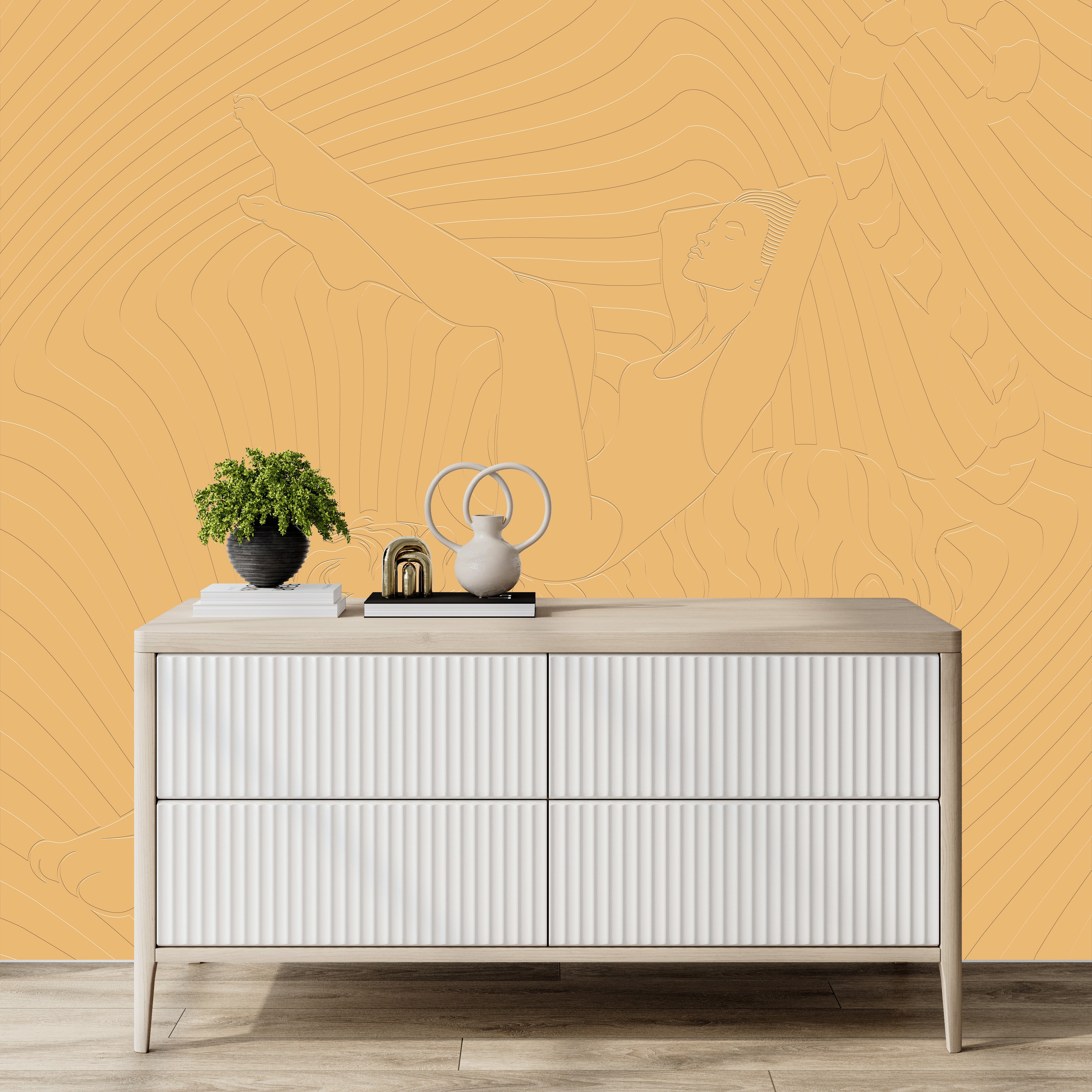 3D Empress of the Wild - Paintable Mural