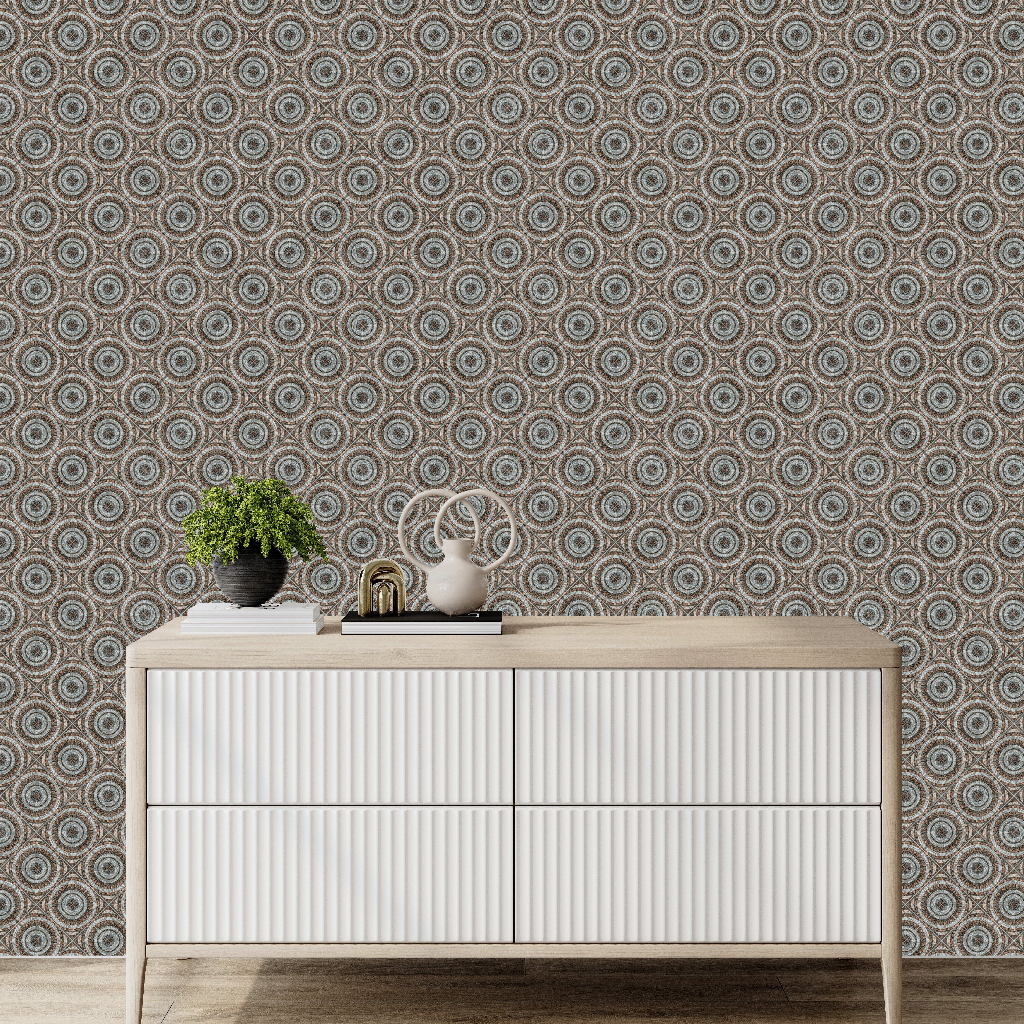 3D Handcrafted Tiles - Printed Wallpaper