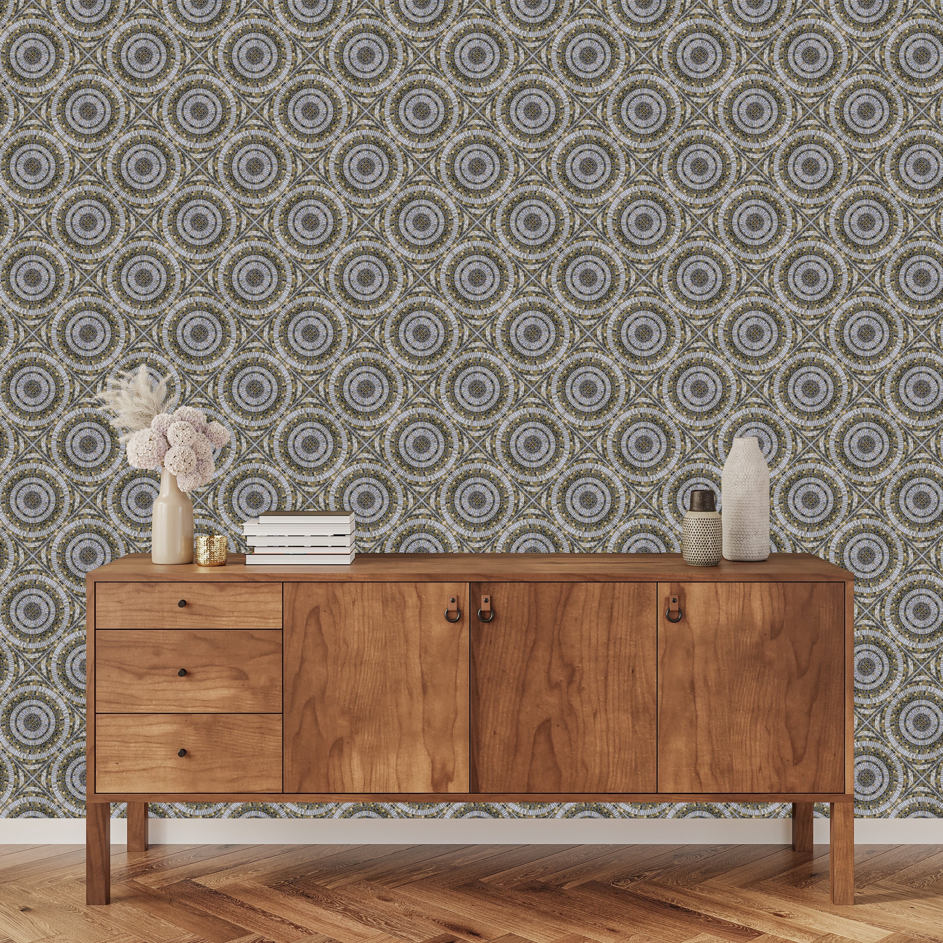 3D Handcrafted Tiles - Printed Wallpaper