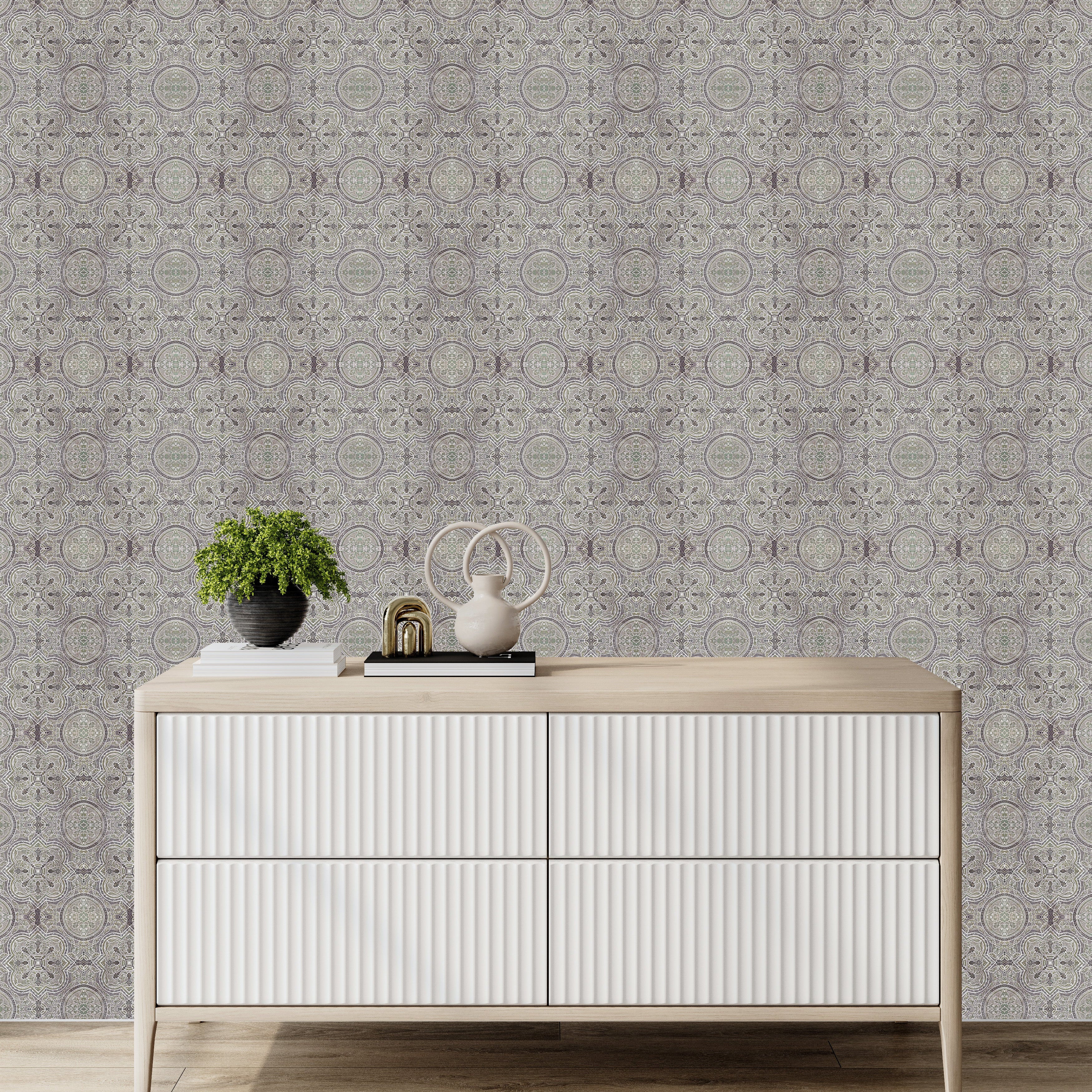3D Moroccan Tiles - Printed Wallpaper