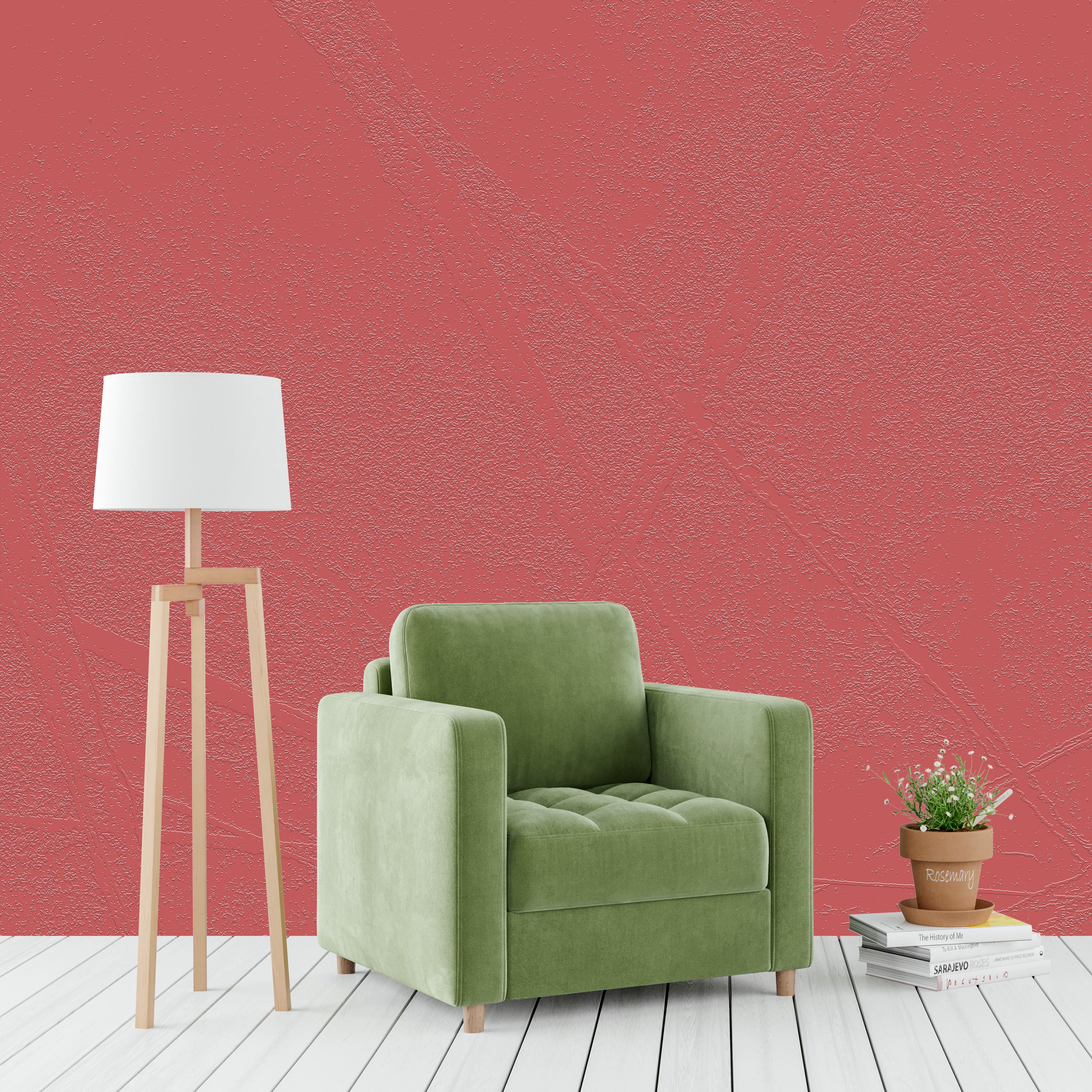 3D Brushed Silk - Paintable Mural