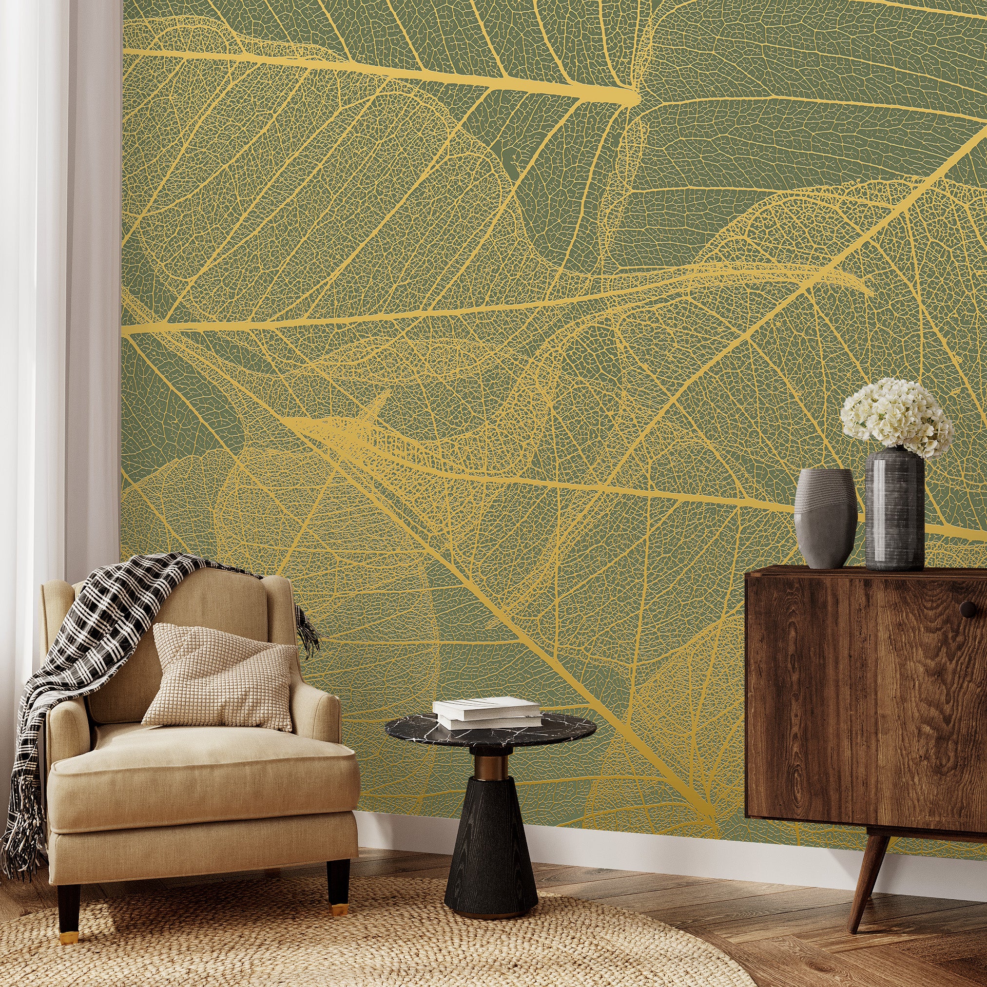 3D Forest Floor - Paintable Mural