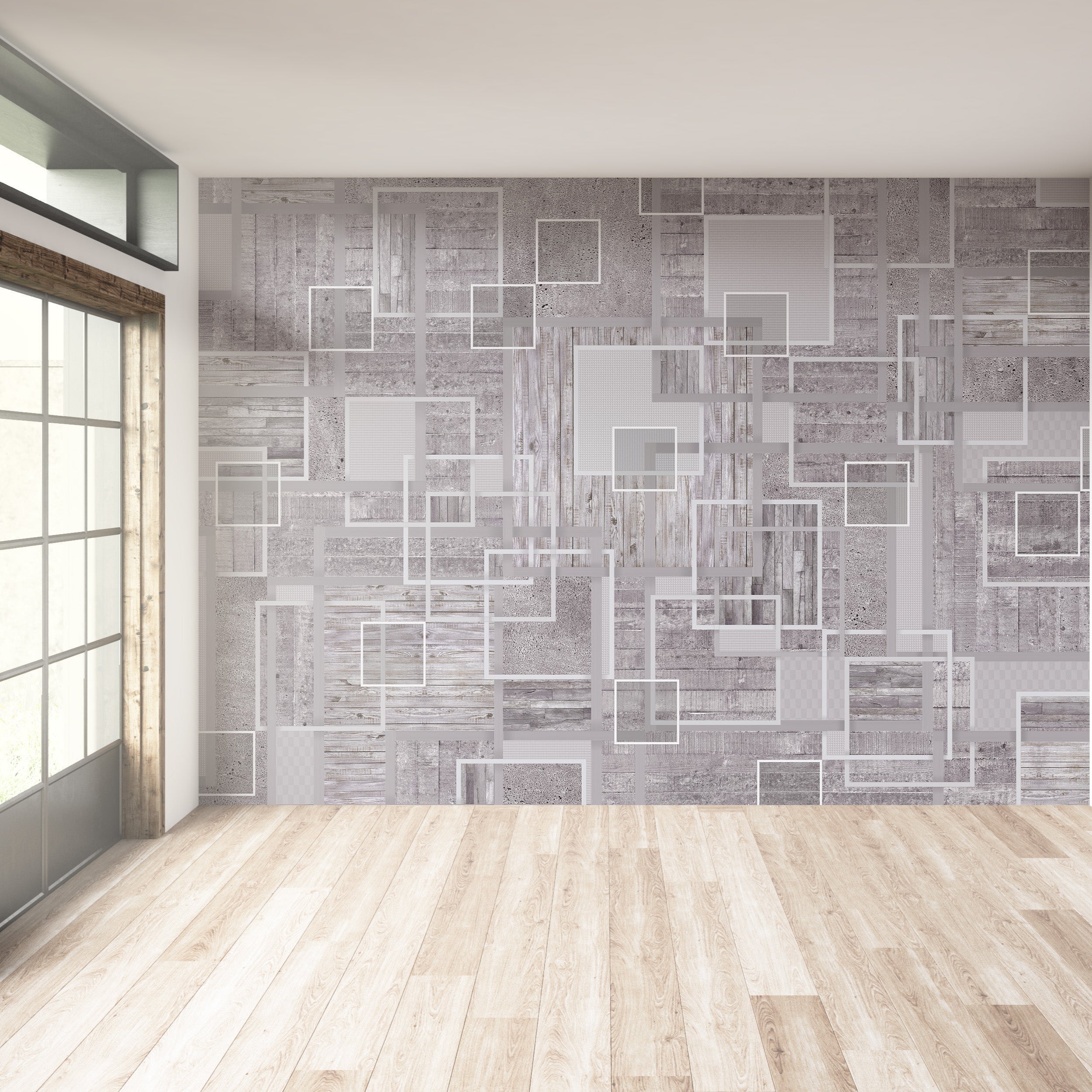 3D Wood & Concrete Wonder - Printed