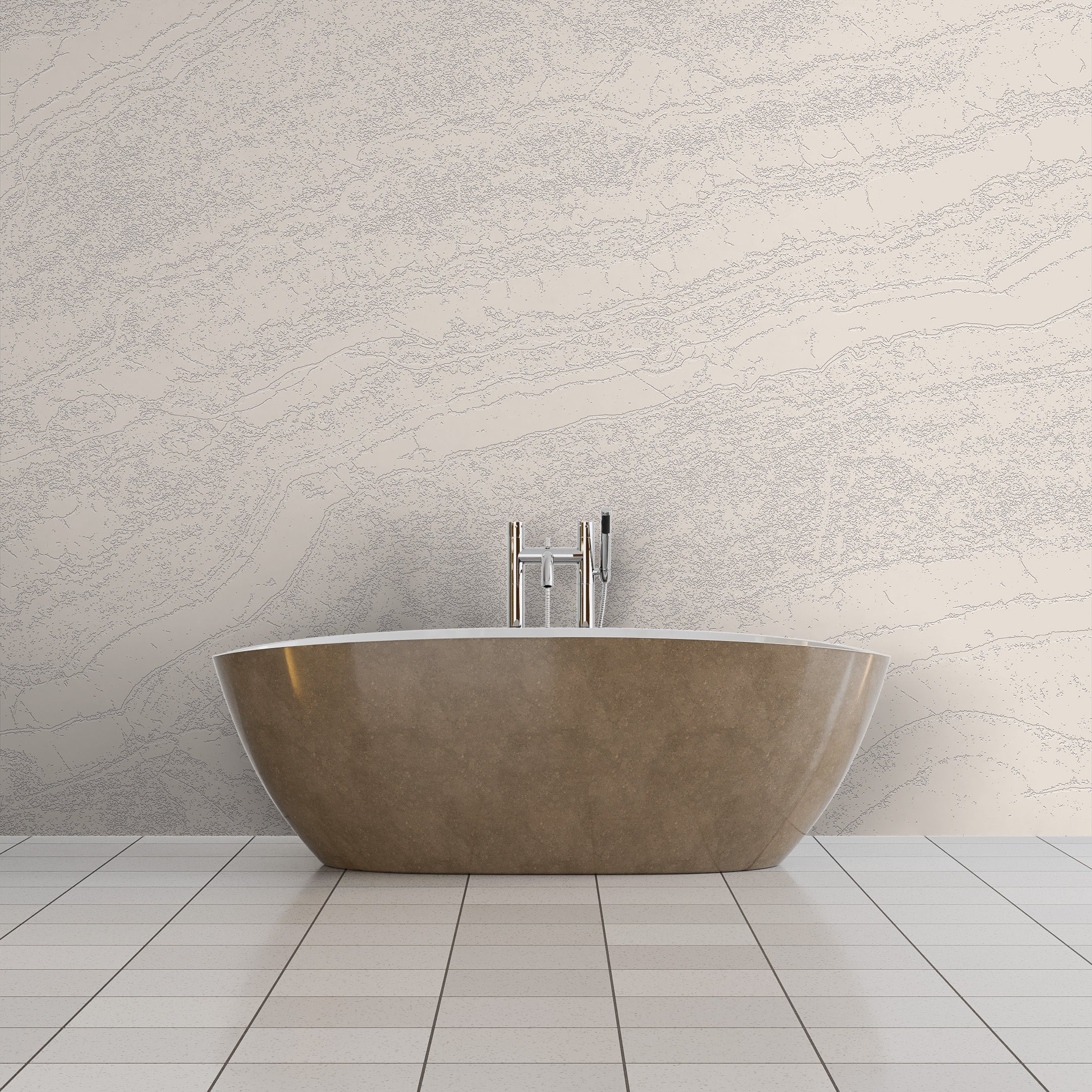 3D Weathered Driftwood - Paintable Mural