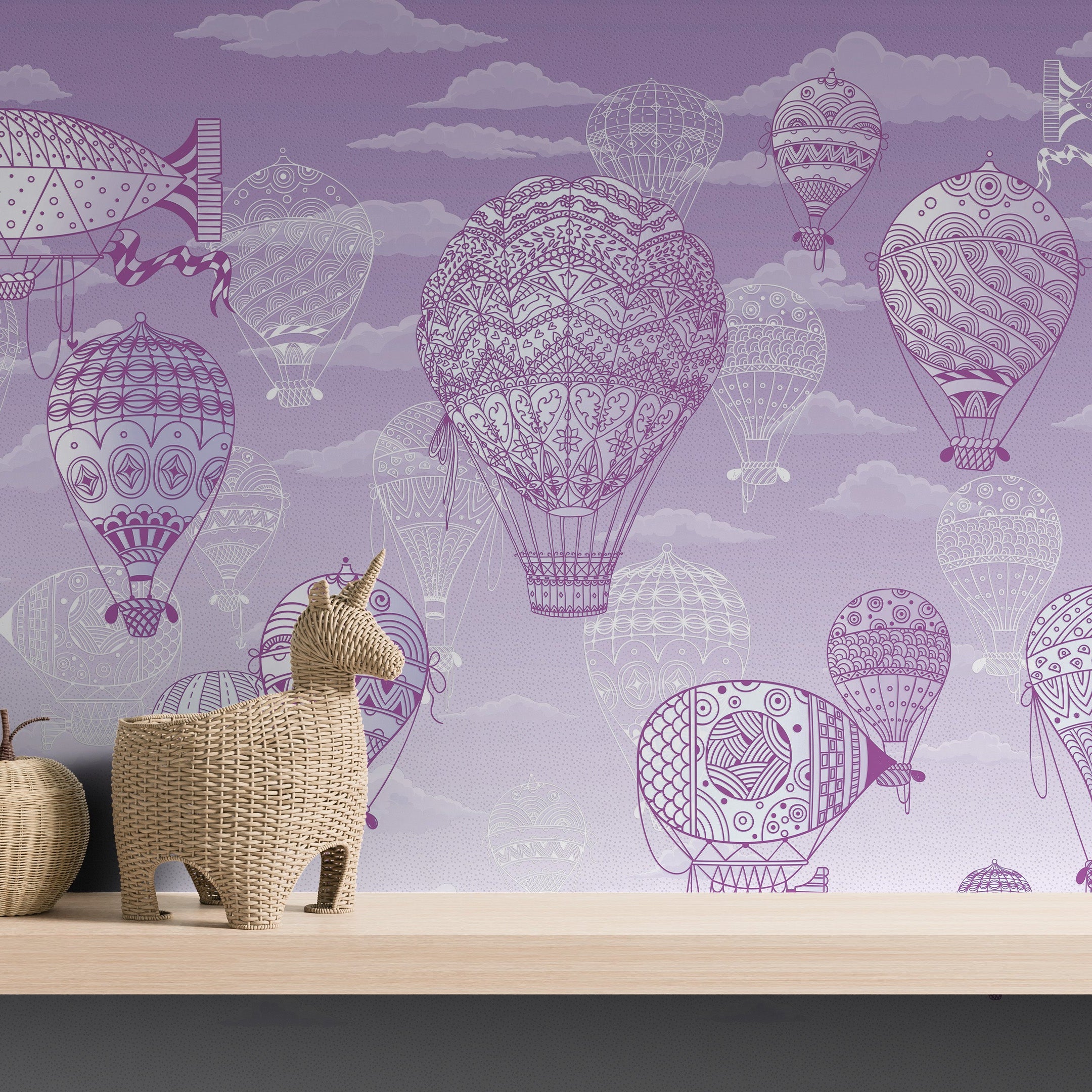 3D Balloon Voyage - Printed Mural