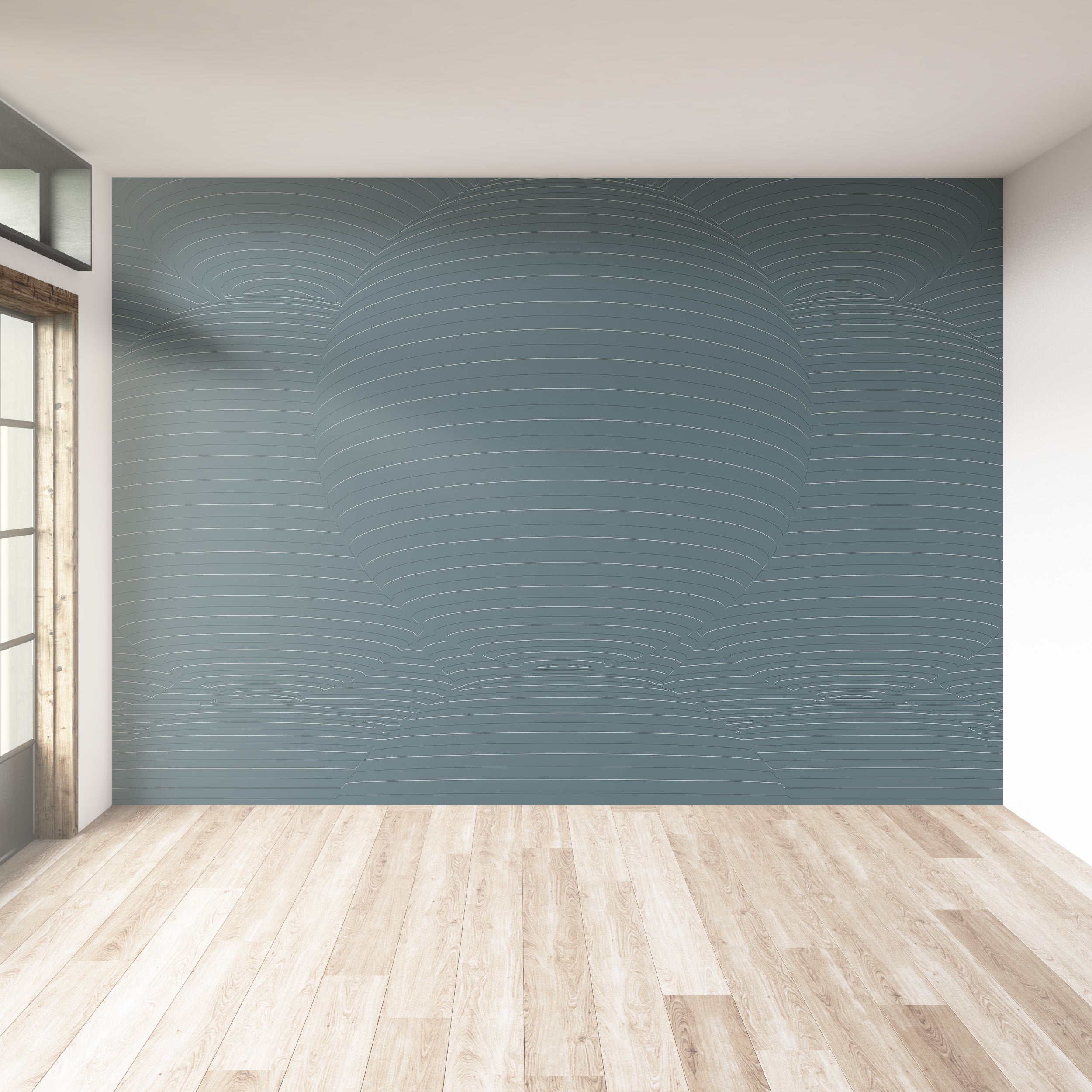 3D Infinity Sphere - Paintable Mural