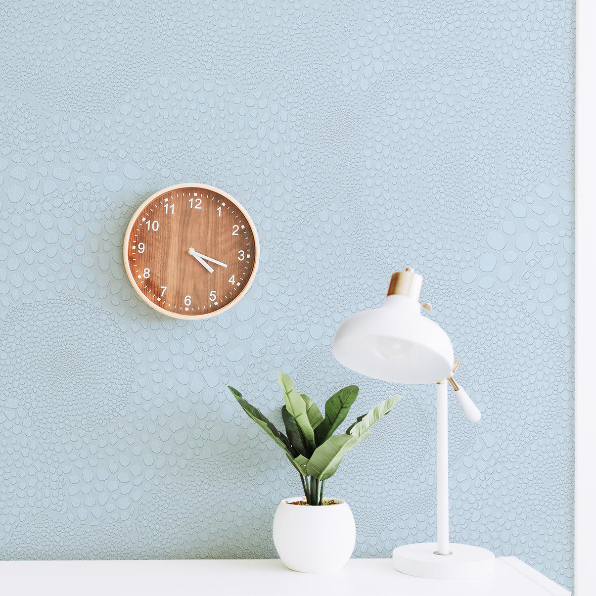 3D Dewdrop Ripple - Paintable Mural