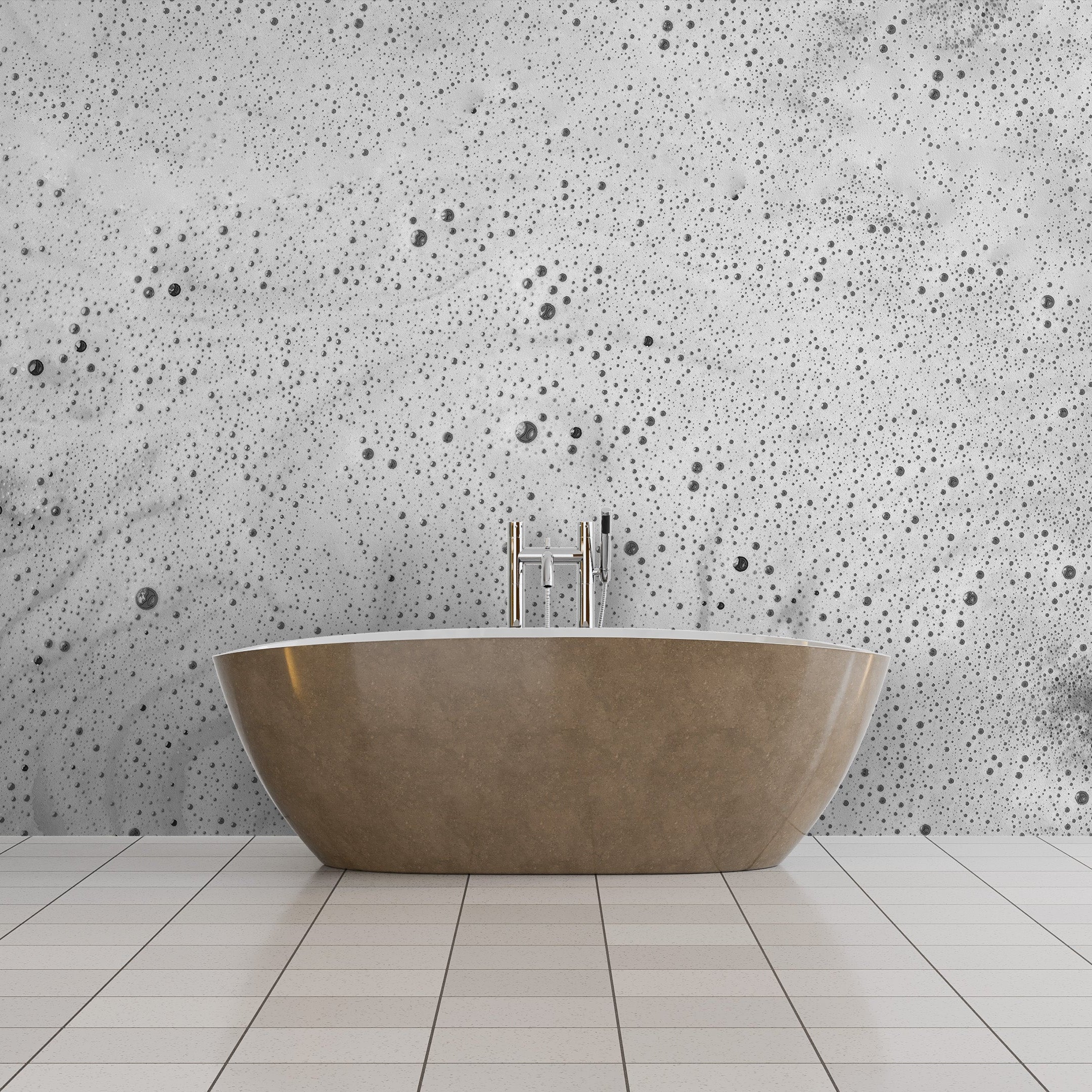 3D Bubble Bath - Printed Mural