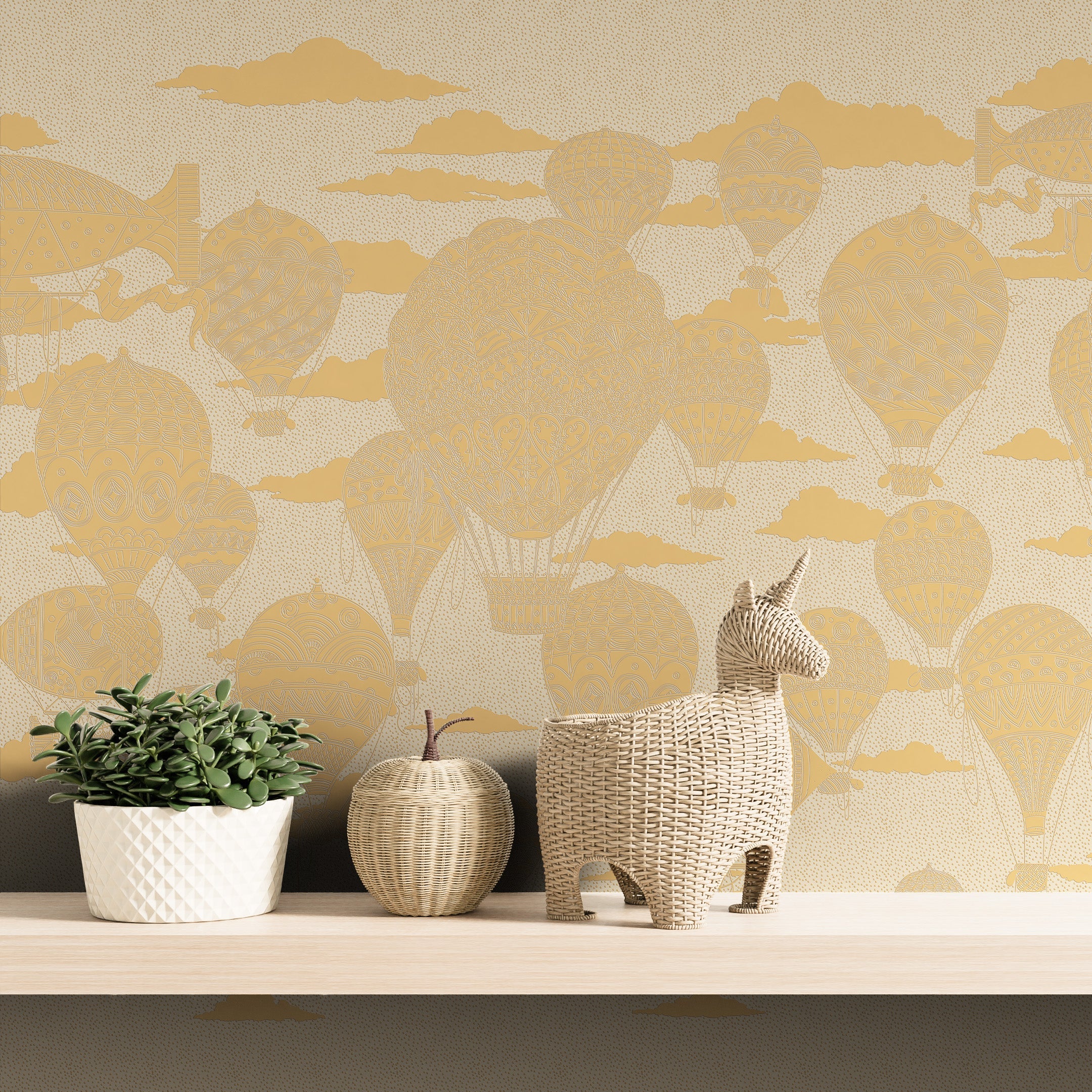 3D Cloud Voyage - Paintable Mural