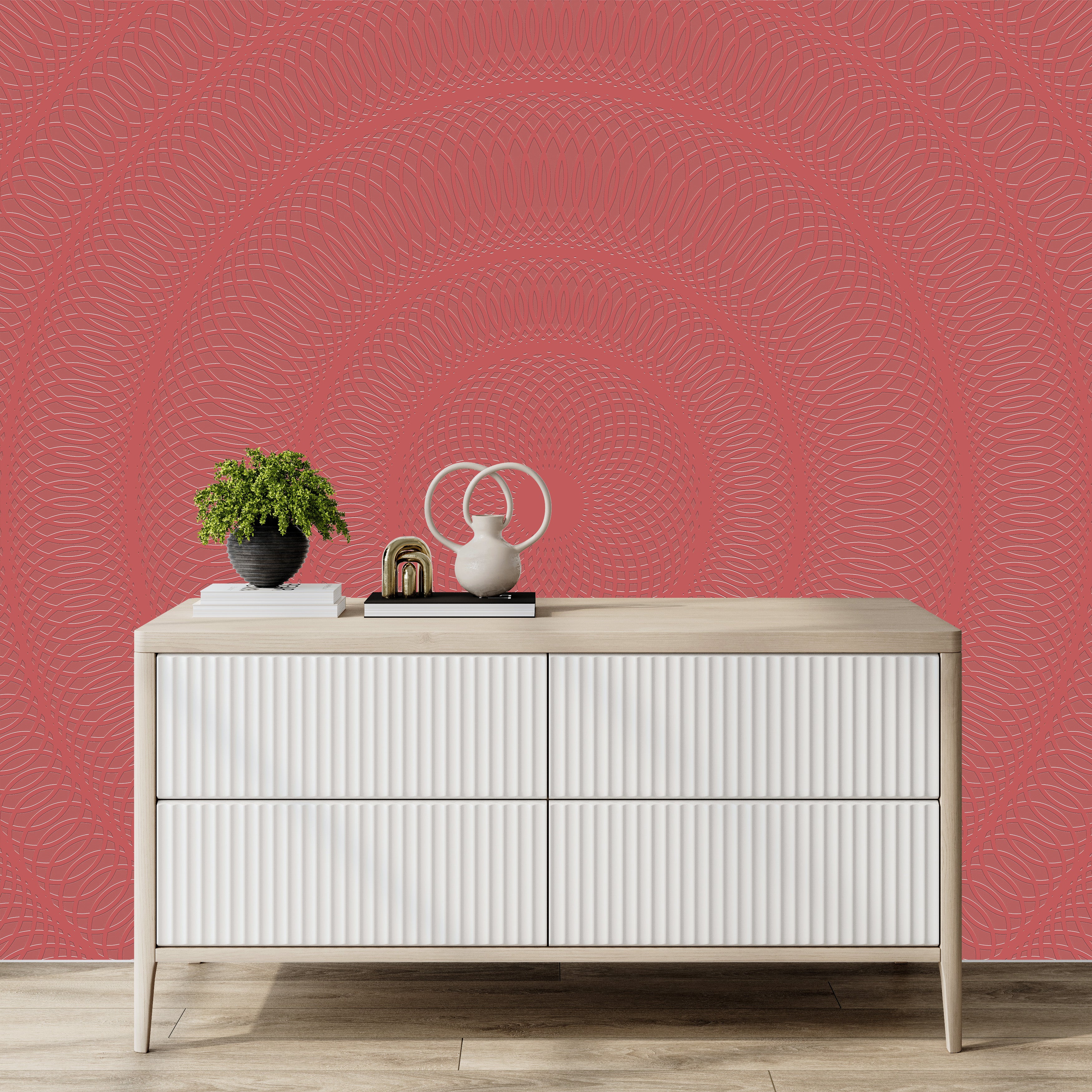 3D Tranquil Mandala - Paintable Mural