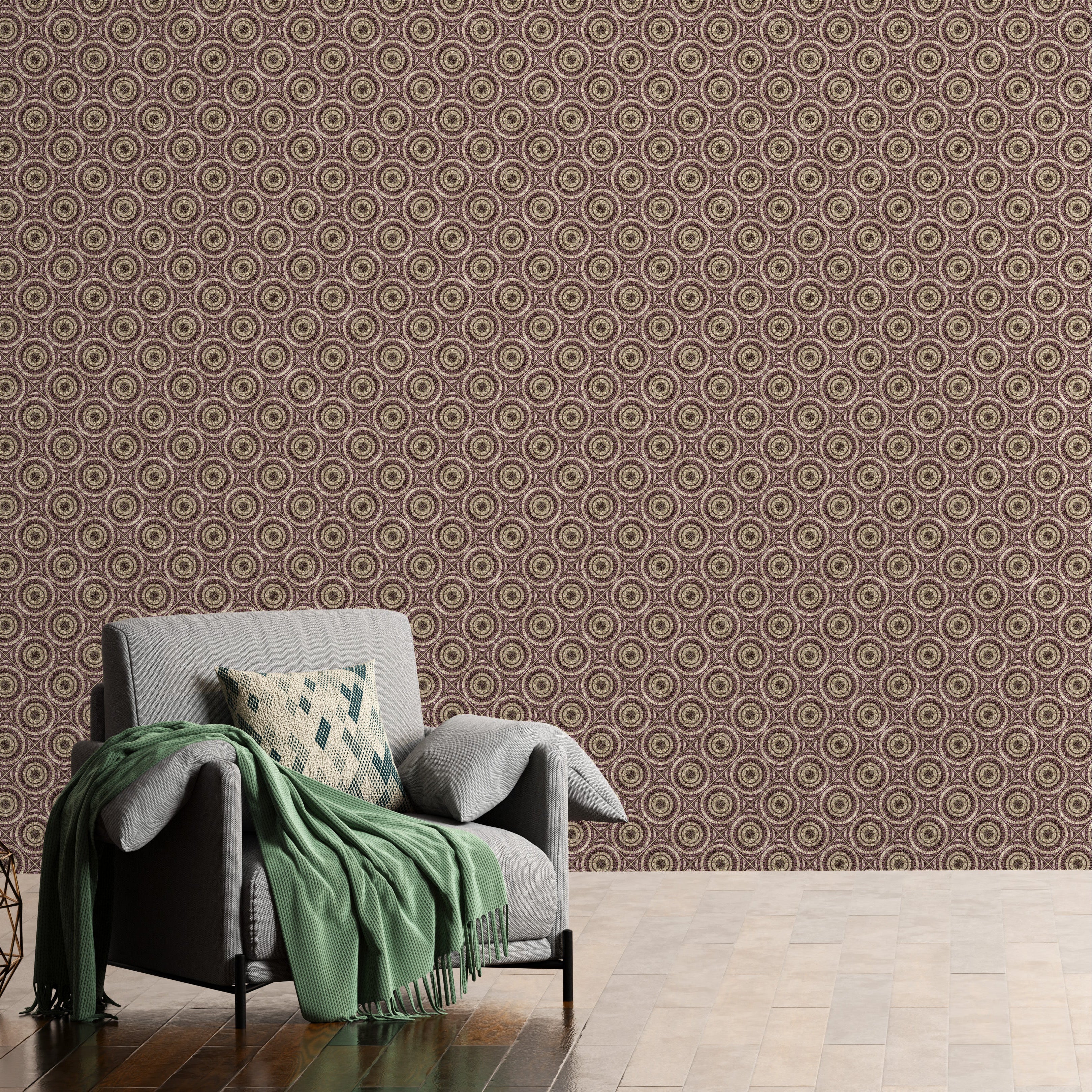 3D Handcrafted Tiles - Printed Wallpaper