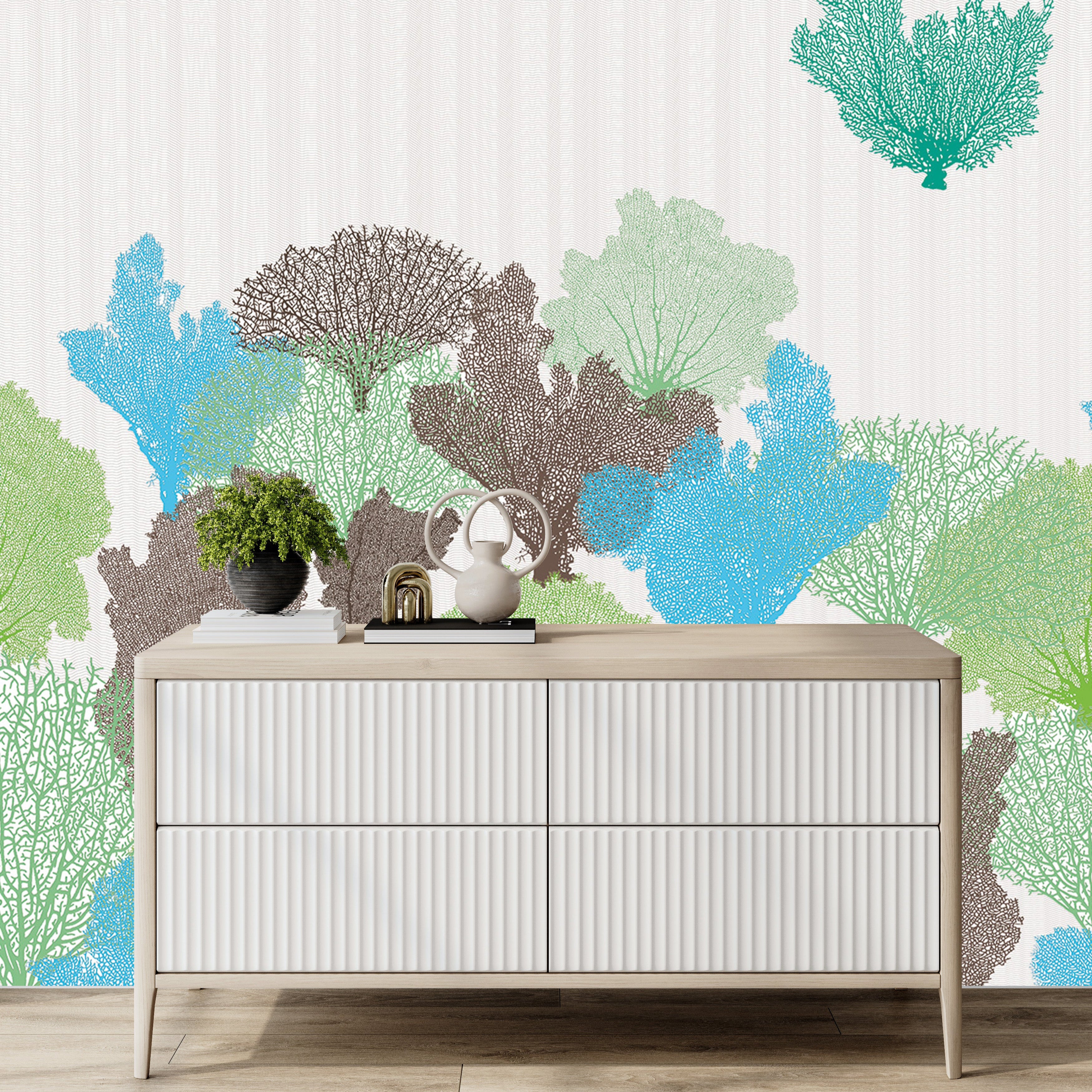 3D Coral Reef Dreams - Printed Mural