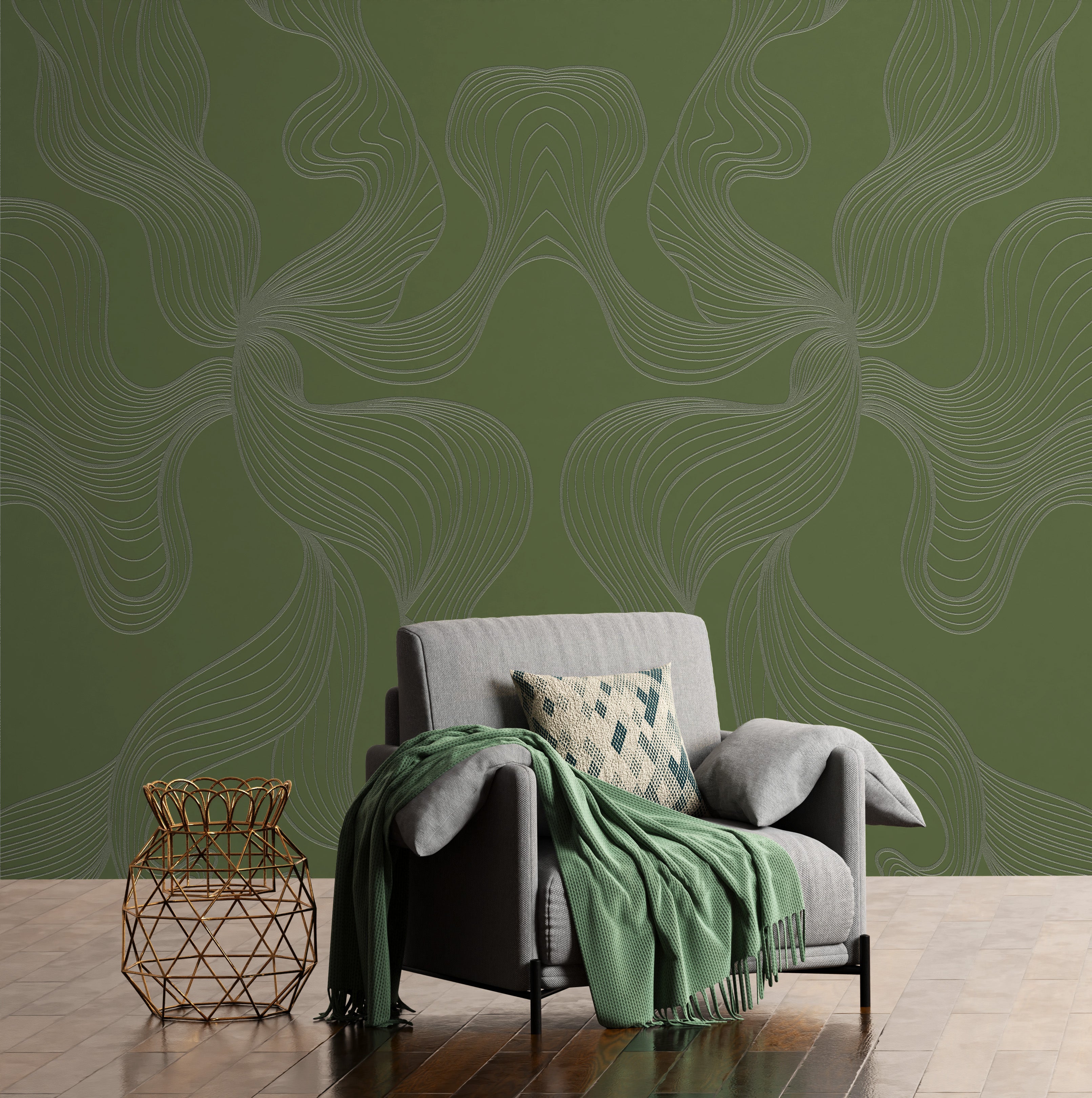 3D Ocean Currents  - Paintable Mural