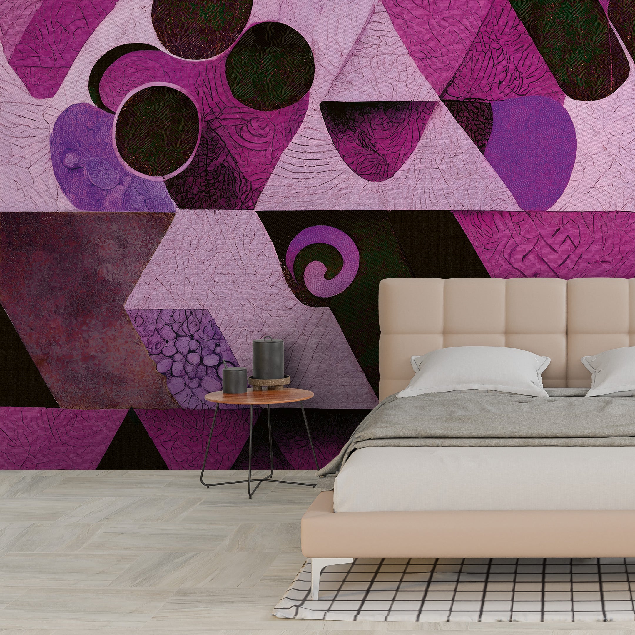 3D Geometric Fusion - Printed Mural