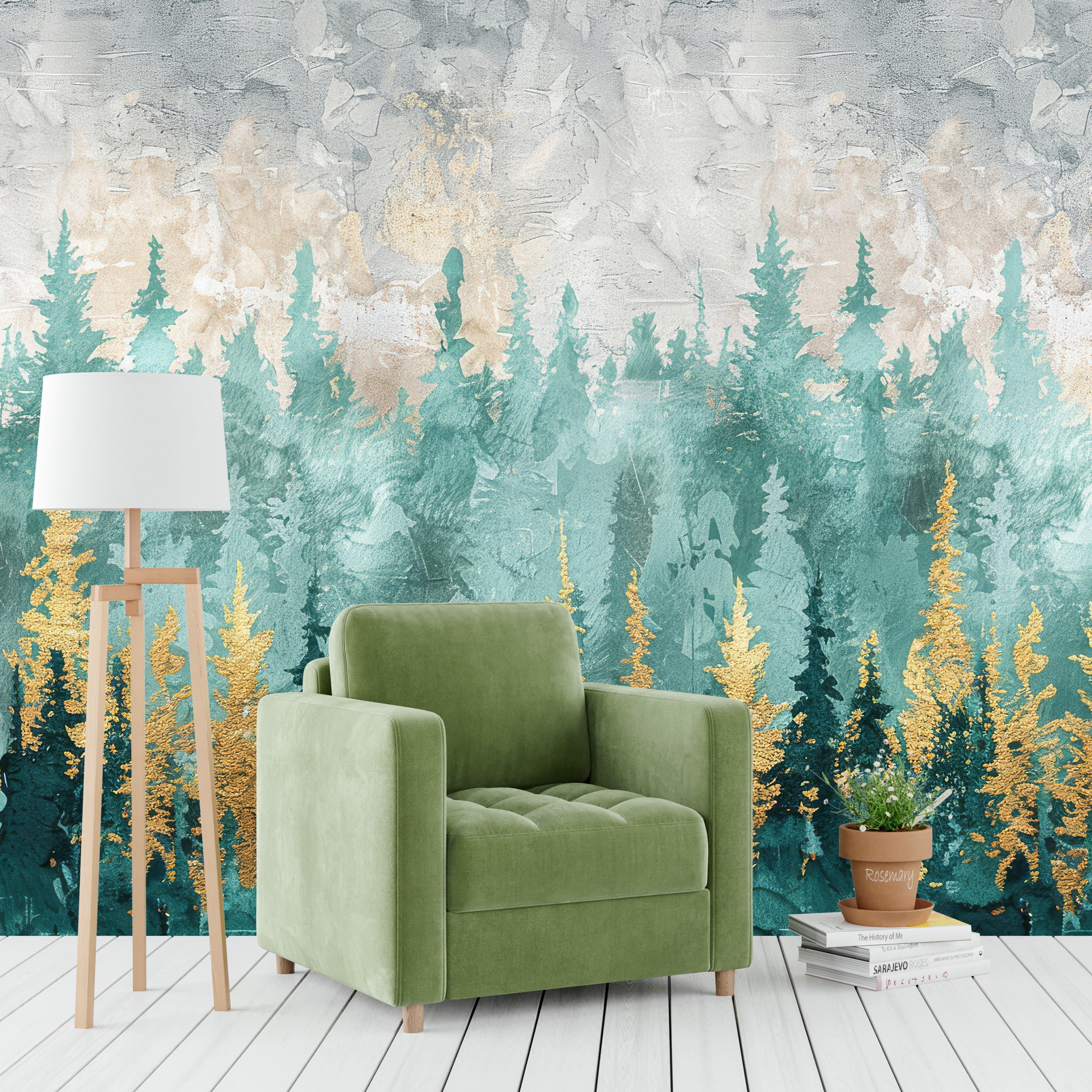 Abstract Woodland Glamour
