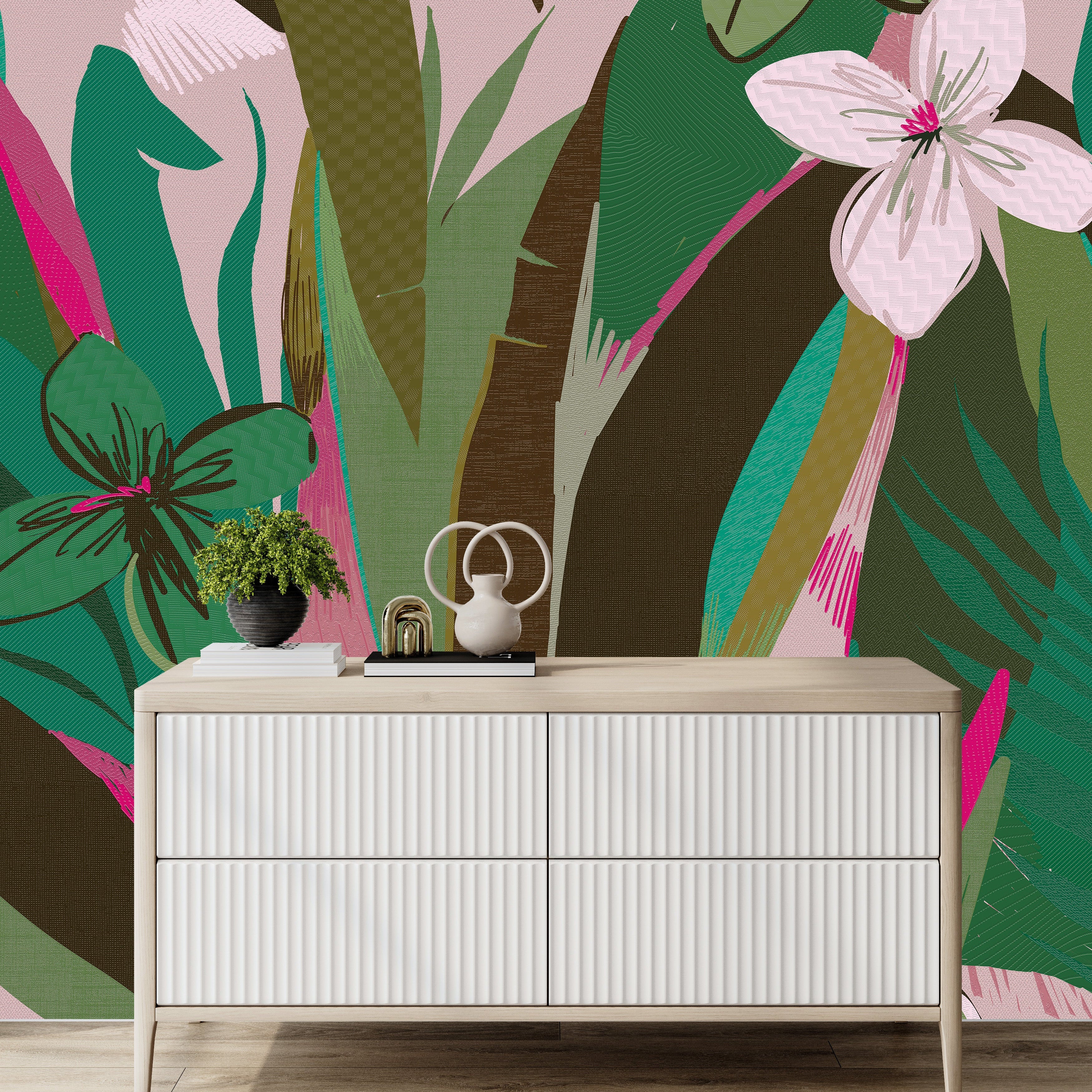 3D Tropical Paradise - Printed