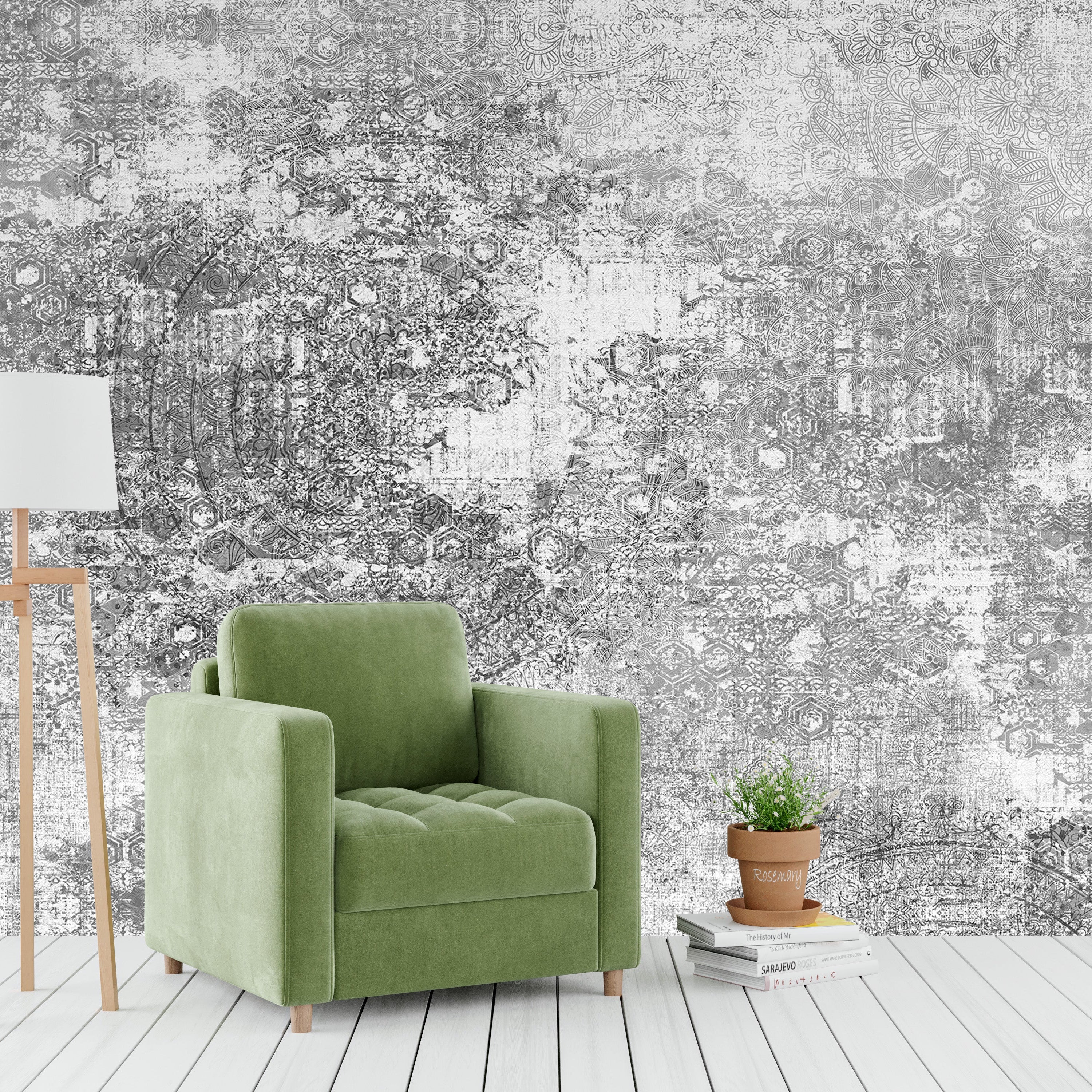 3D Distressed Vintage - Printed Mural