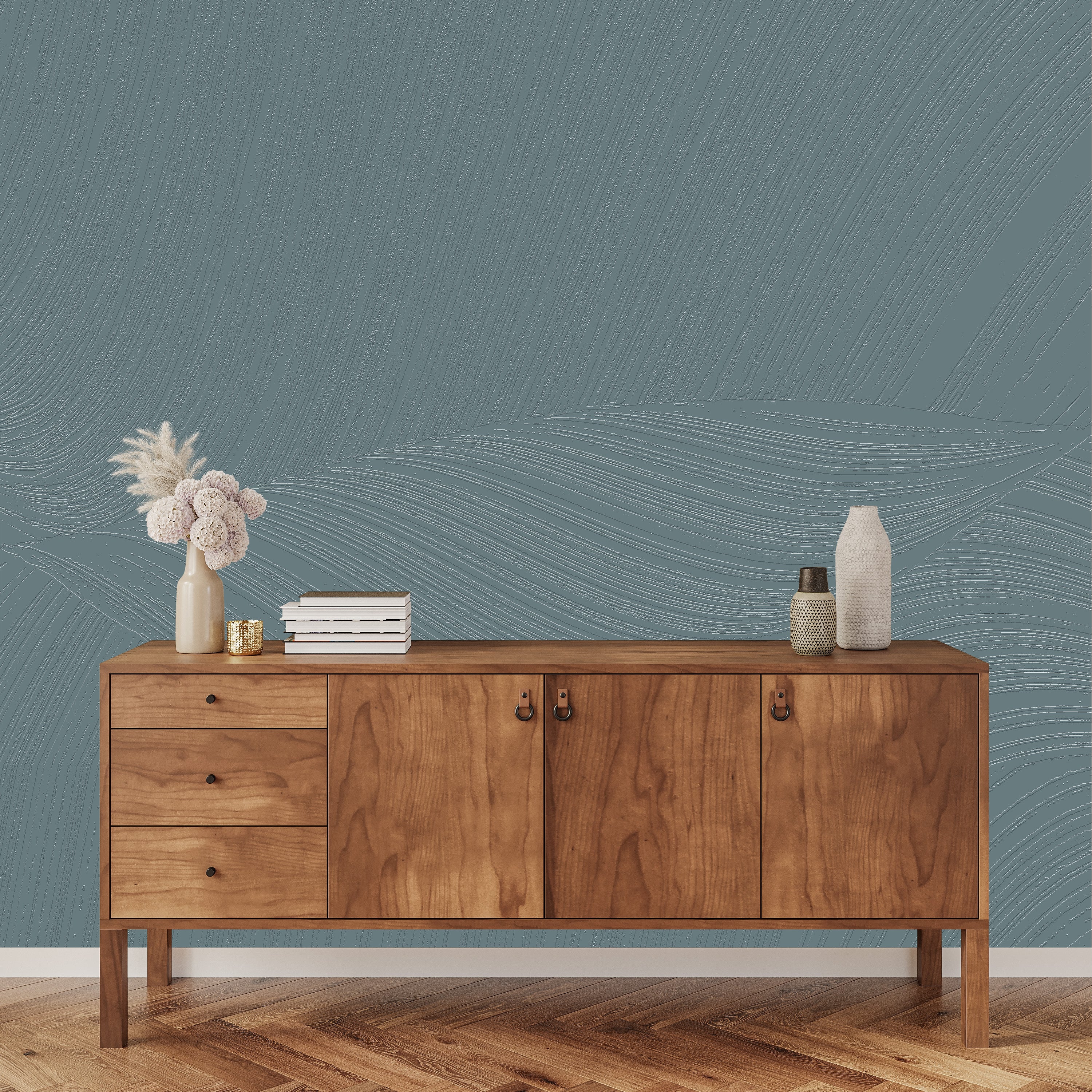 3D Rhapsody of the Vine - Paintable Mural