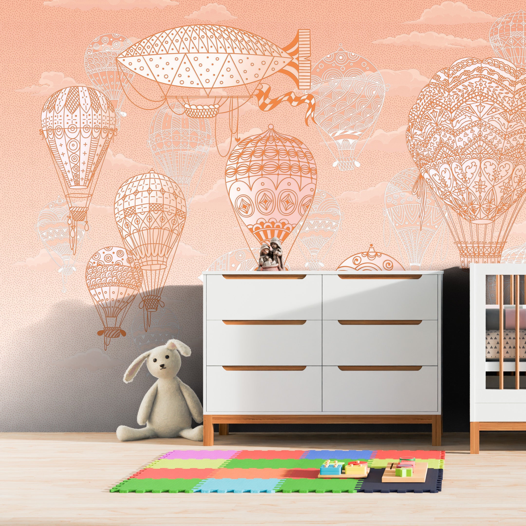 3D Balloon Voyage - Printed Mural