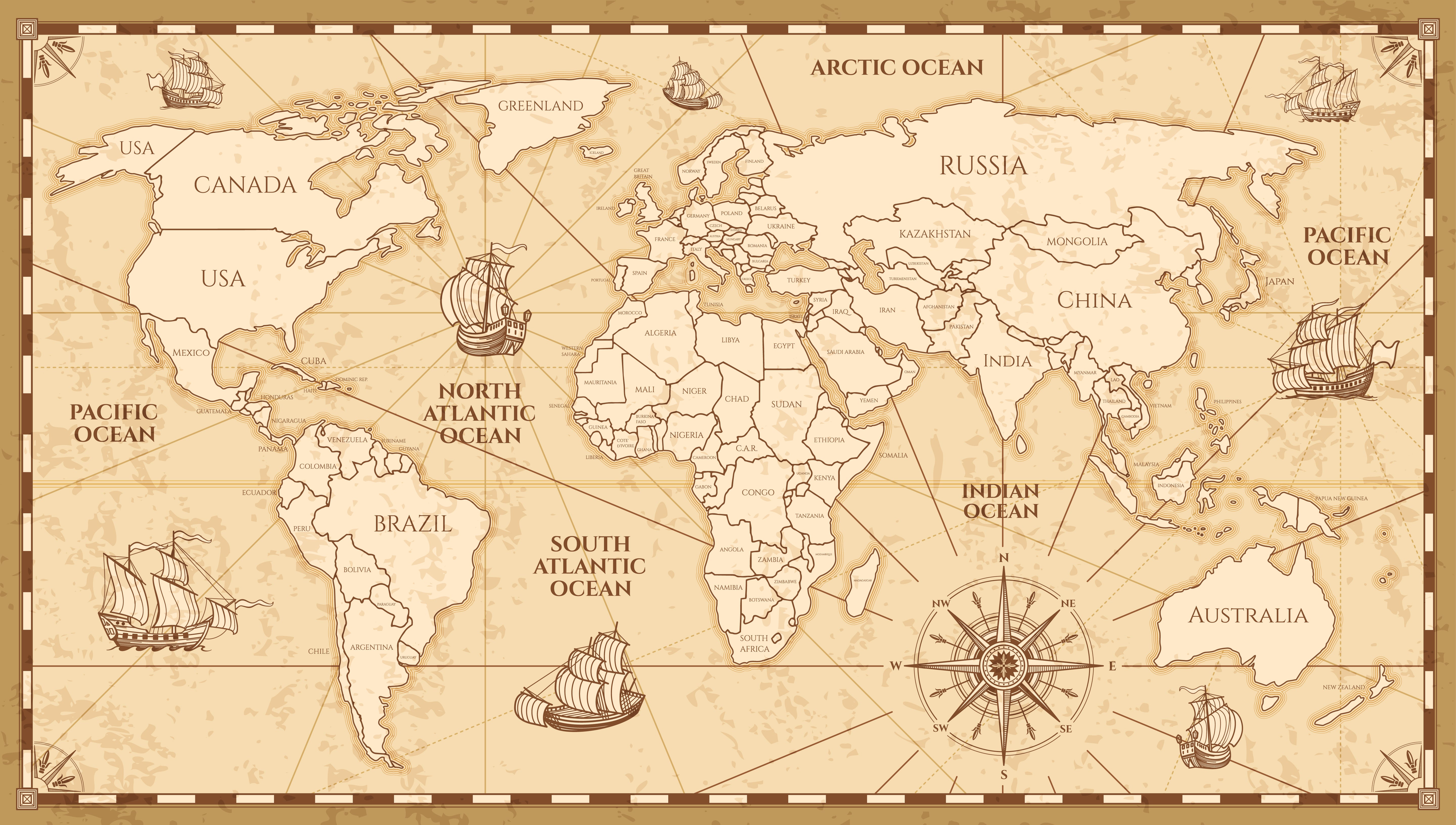 Age of Sail World Chart