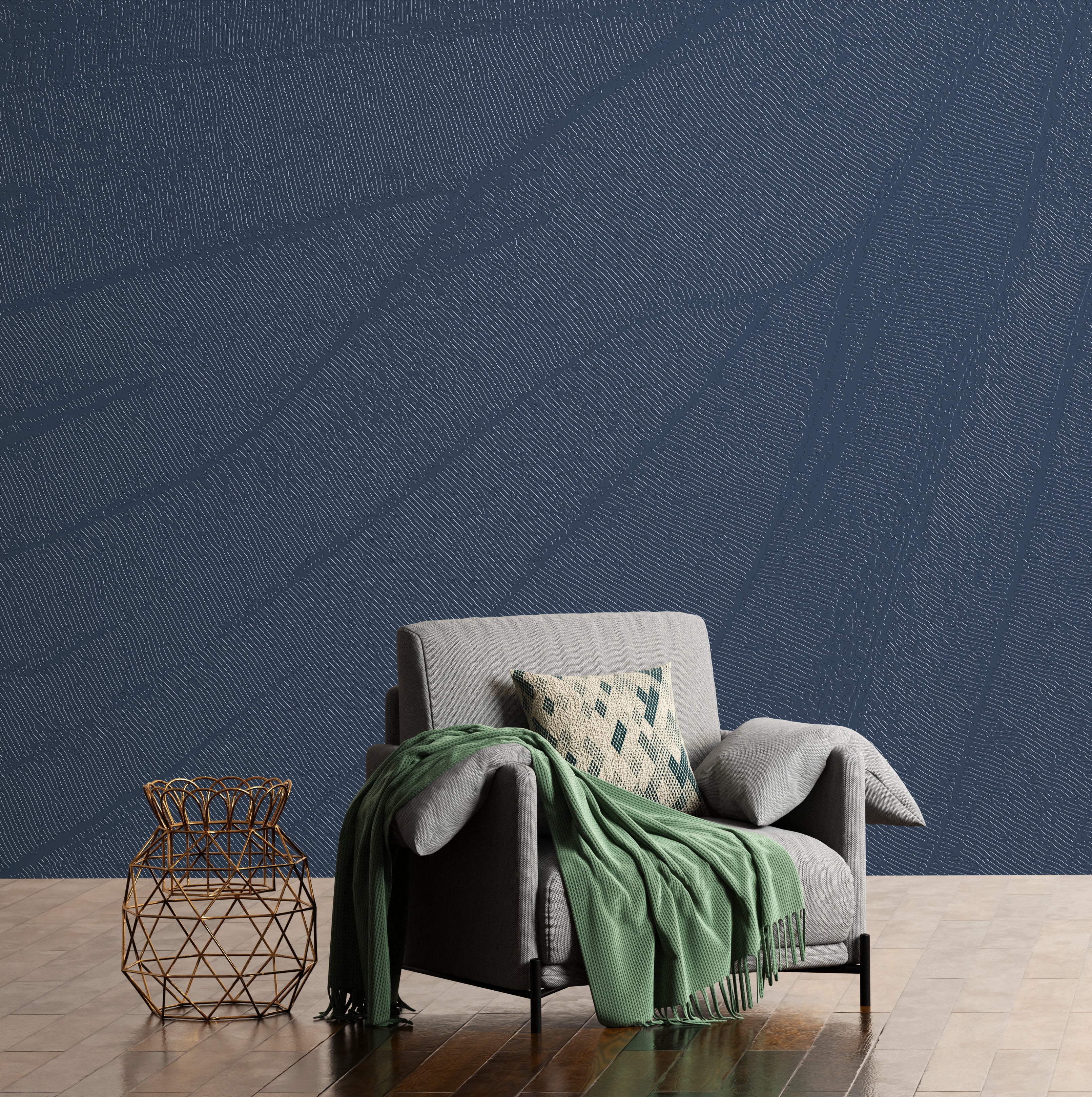 3D Willow Whispers - Paintable Mural