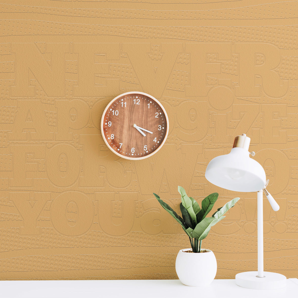 3D Self-Affirmation - Paintable Mural