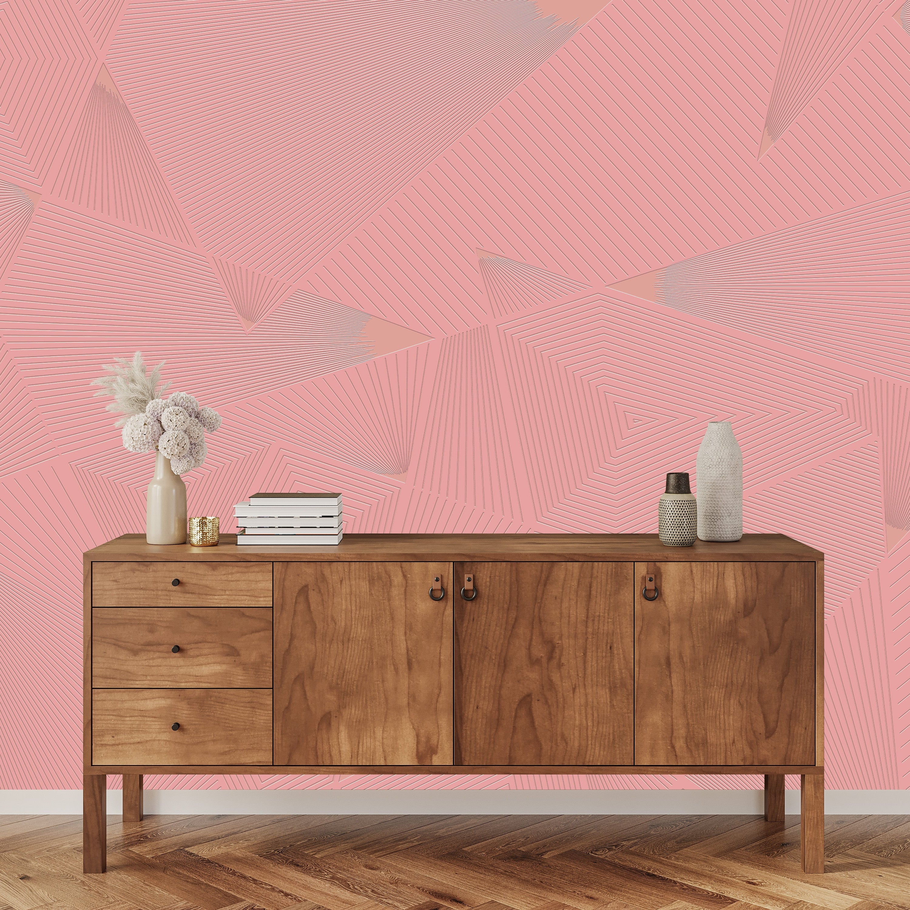 3D Angular Depth - Paintable Mural