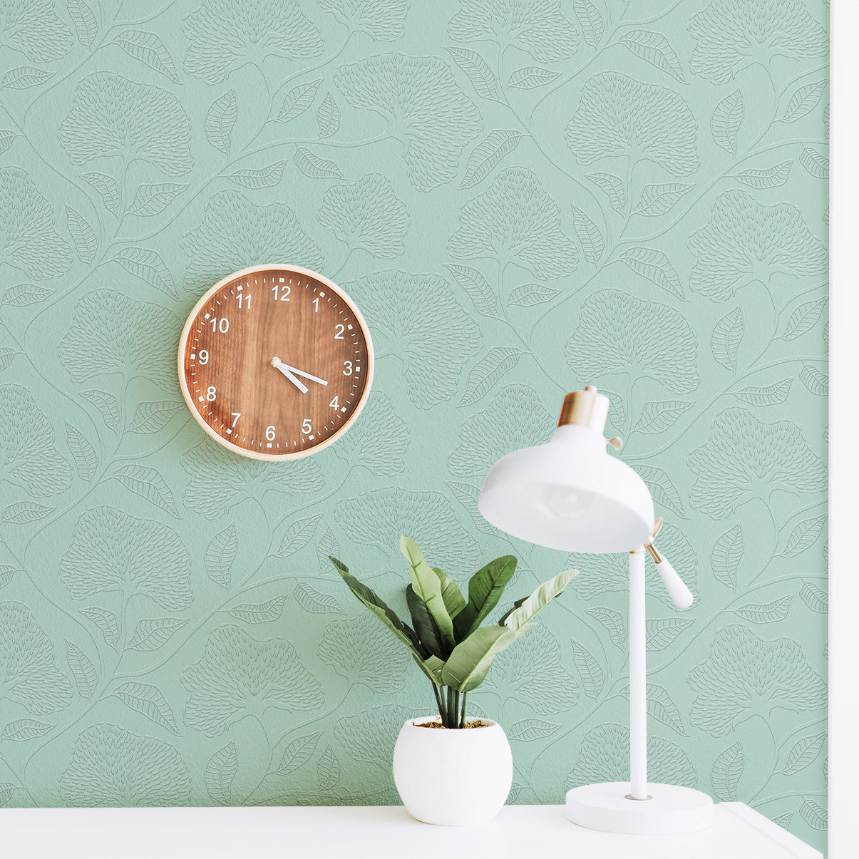 3D Wandering Willow Bloom - Paintable Wallpaper