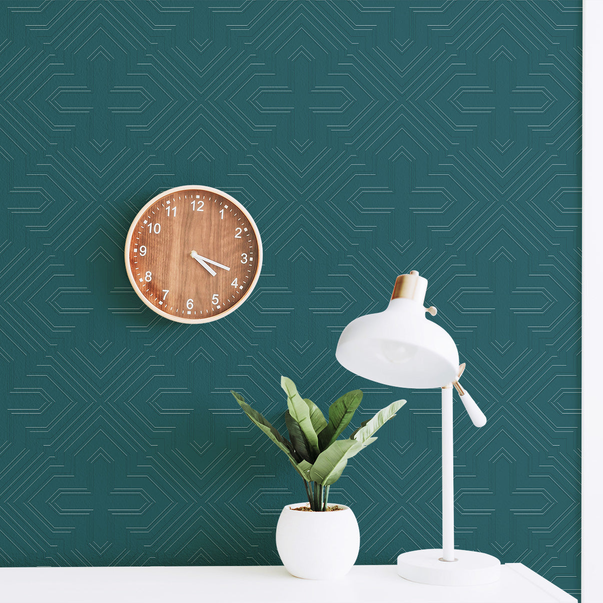 3D Linear Vault Array - Paintable Wallpaper
