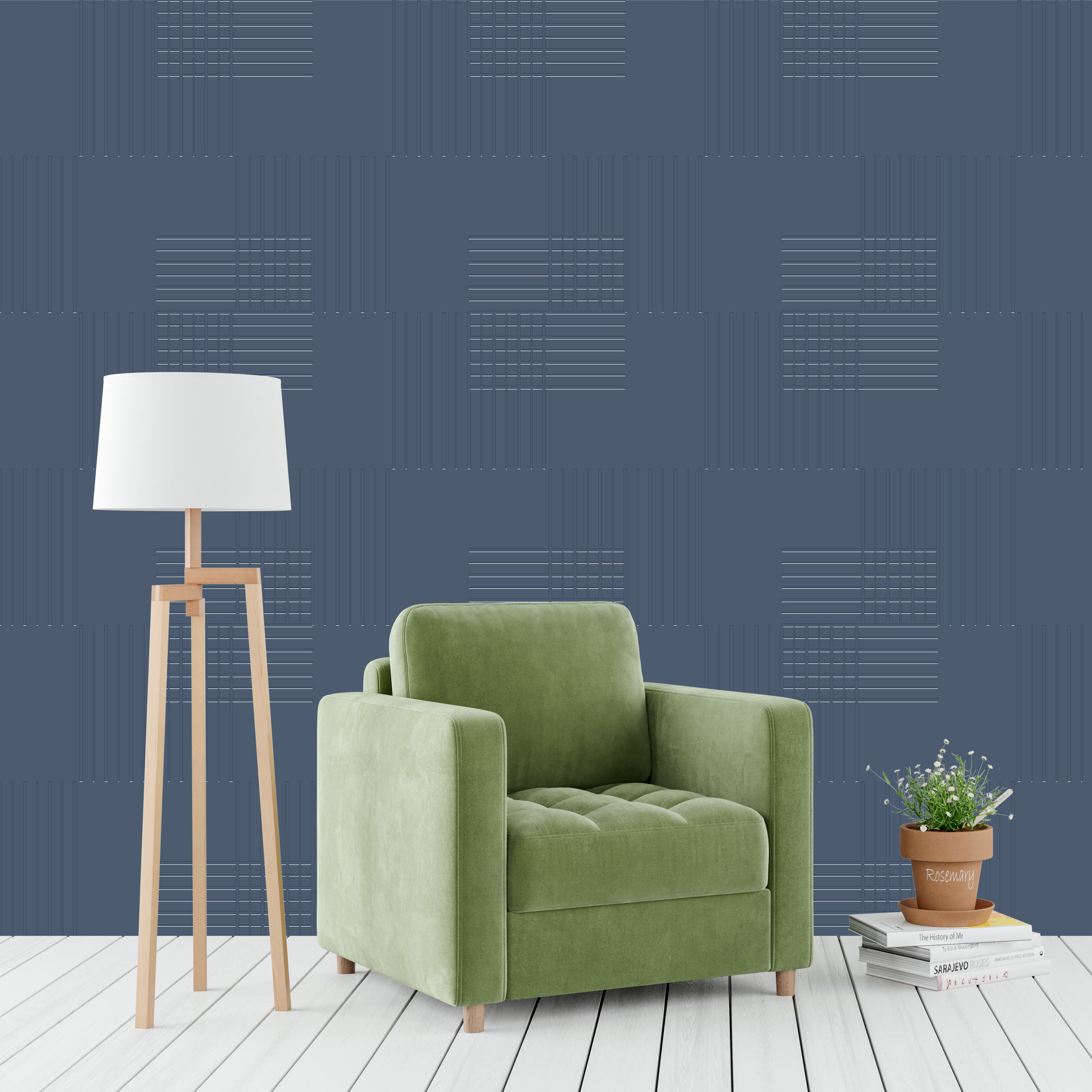 3D Urban Matrix Prime - Paintable Wallpaper