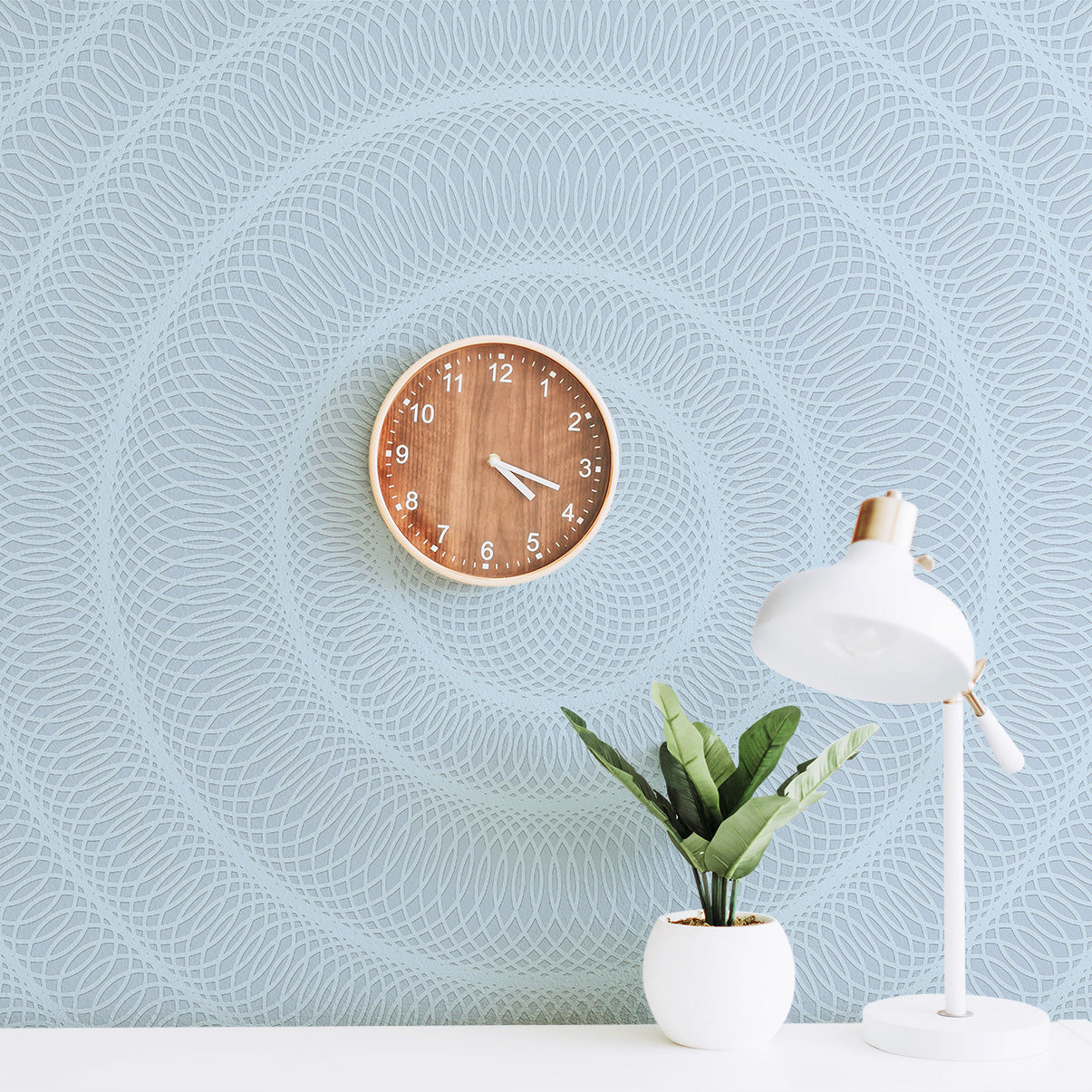 3D Tranquil Mandala - Paintable Mural