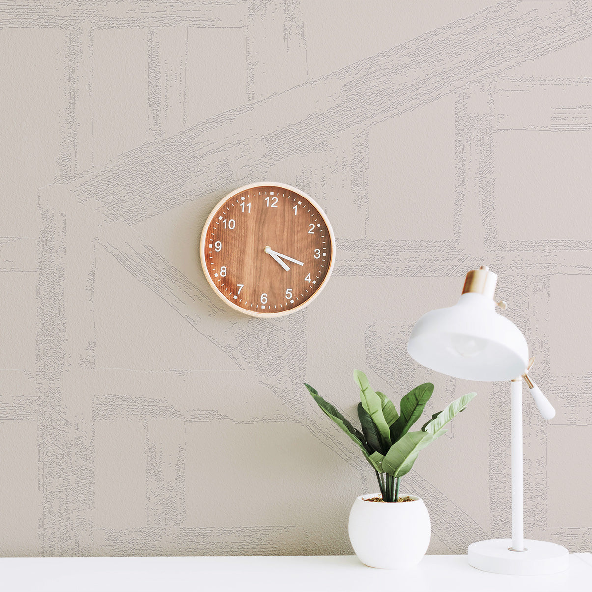 3D Industrial Scape - Paintable Mural