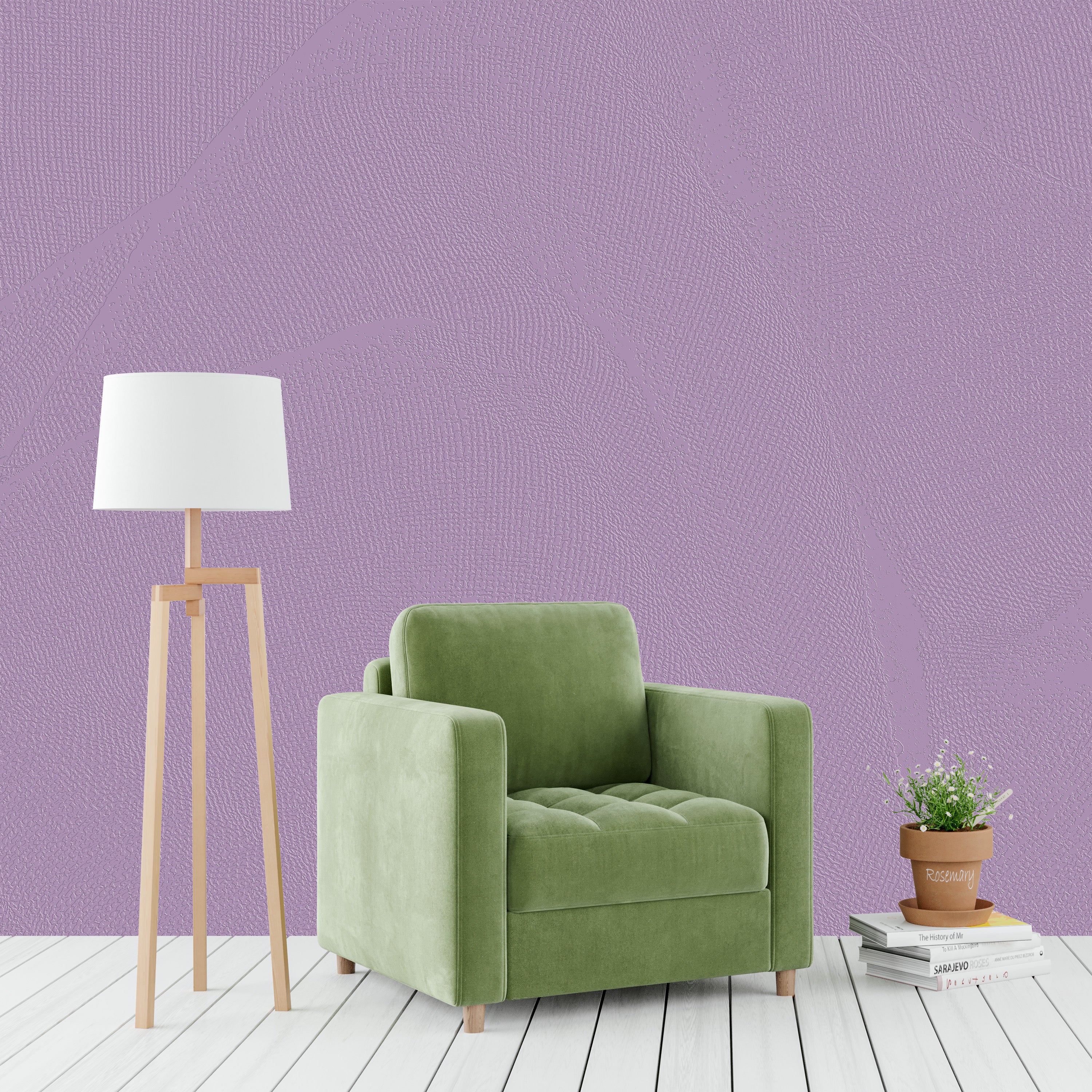 3D Ethereal Currents - Paintable Mural
