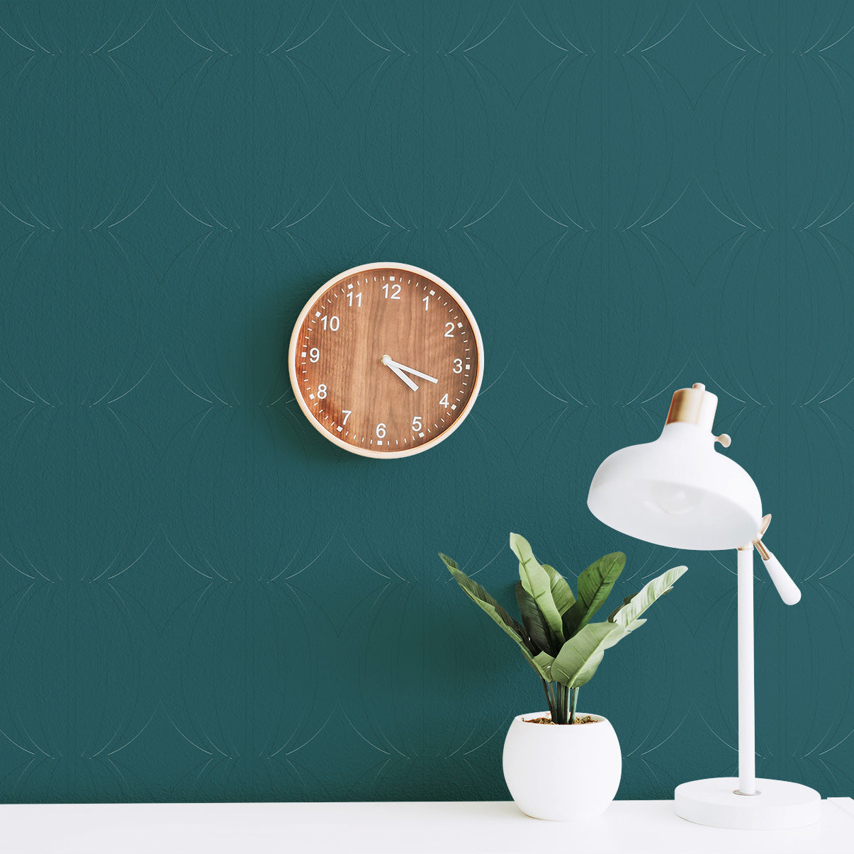 3D Geometric Halo Mesh - Paintable Wallpaper