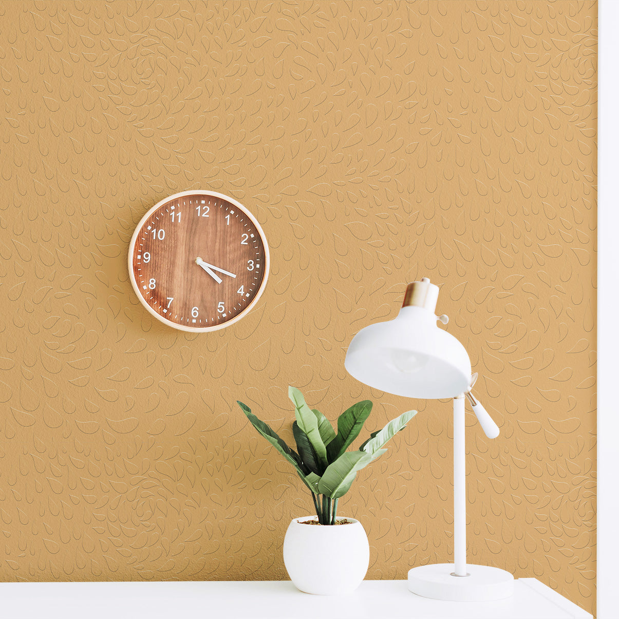 3D Cascading Raindrops - Paintable Mural