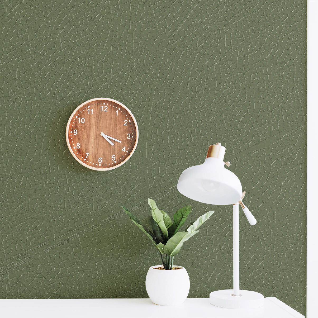 3D Foliage Vein - Paintable Mural
