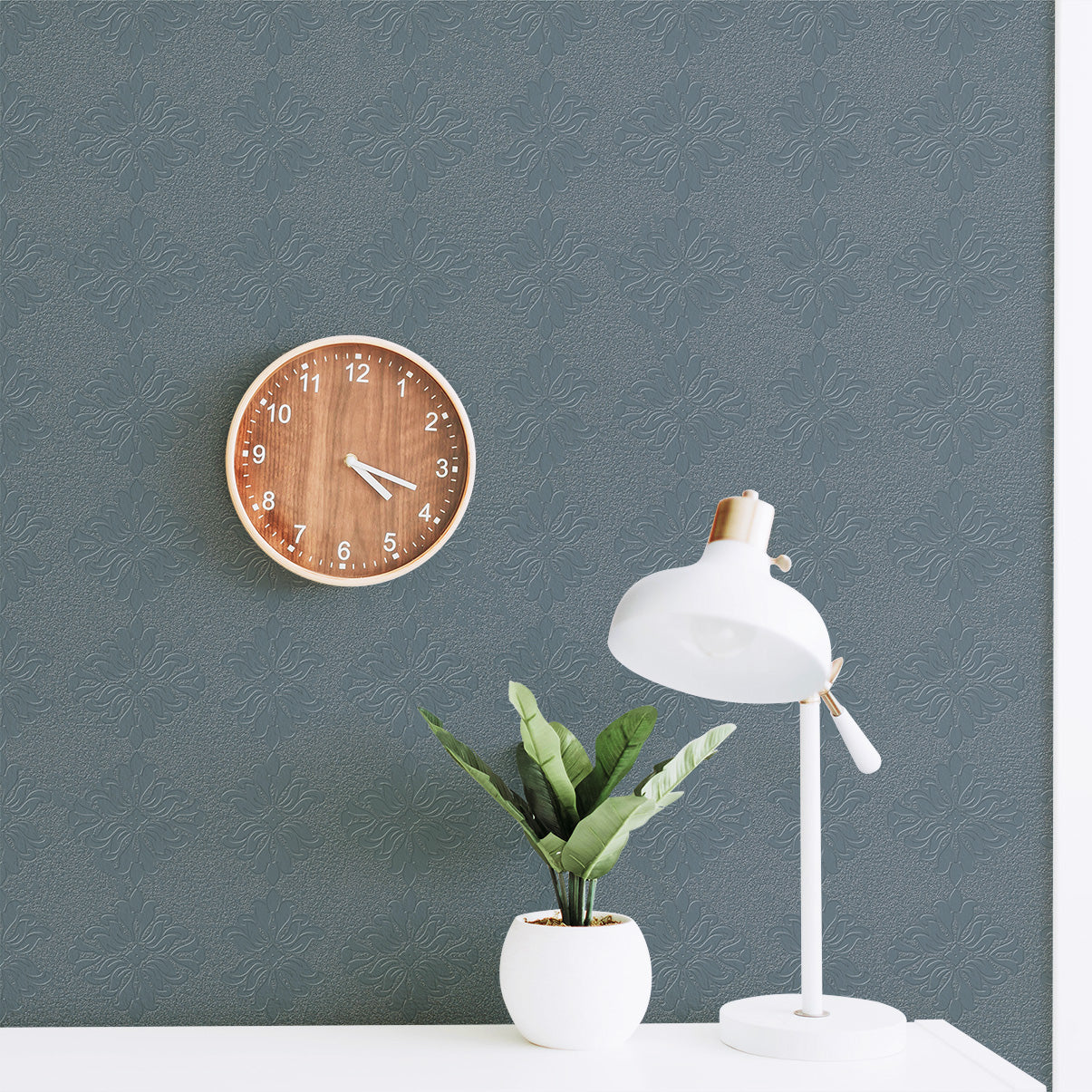 3D Victorian Garden Lattice - Paintable Wallpaper